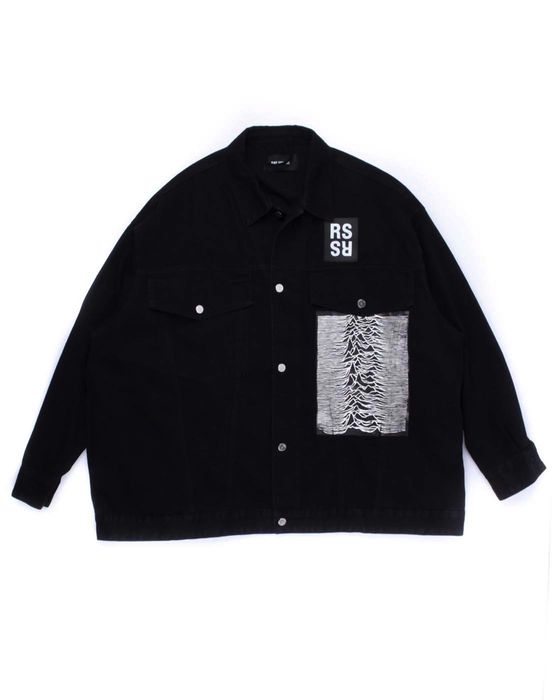 Raf Simons Extra Oversized Joy Division Denim Jacket | Grailed