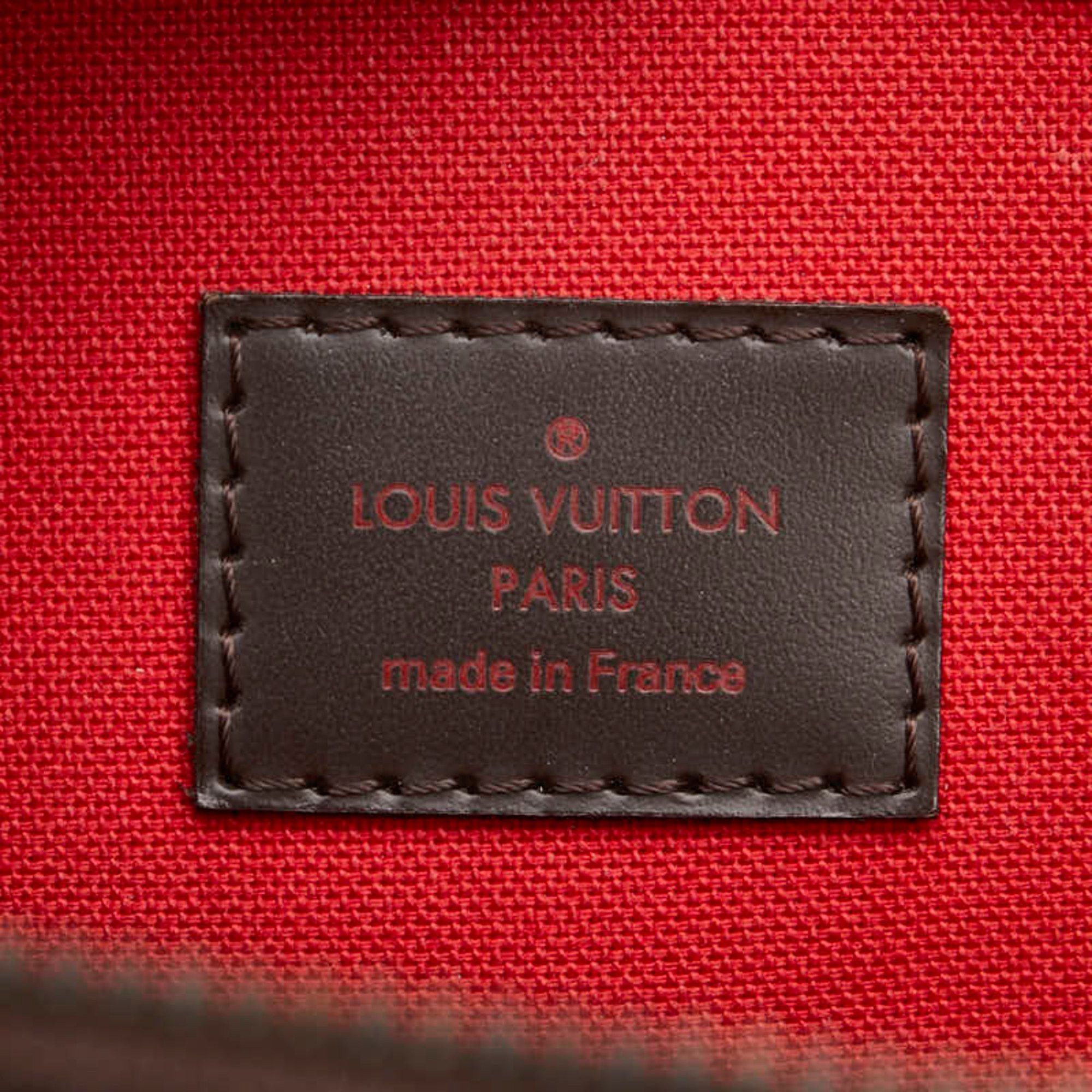 Louis Vuitton Louis Vuitton Damier Verona PM Handbag N41117 Brown Leather Women's LOUIS VUITTON Size ONE SIZE - 11 Thumbnail