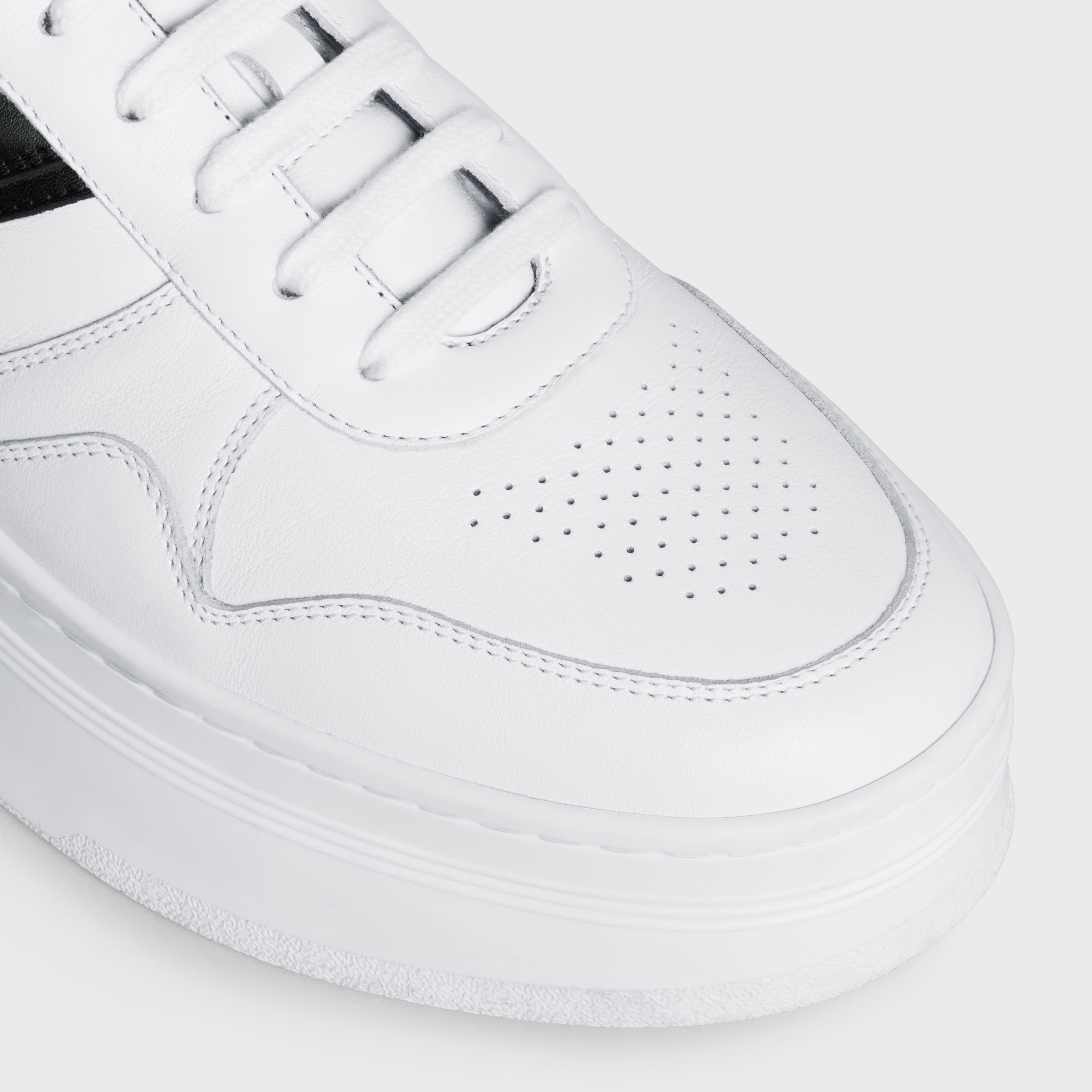 Celine CELINE BLOCK SNEAKERS WITH WEDGE OUTSOLE IN CALFSKIN Size US 5 / IT 35 - 4 Thumbnail