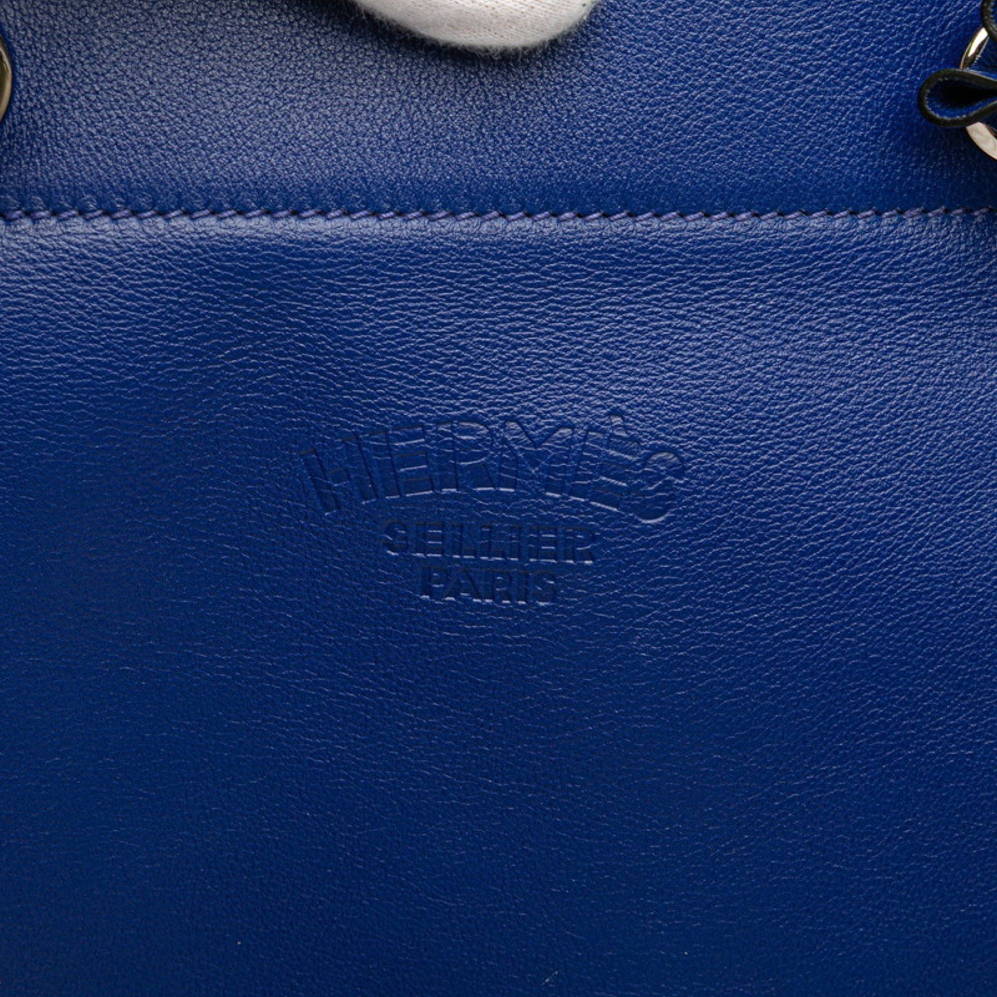 Hermes Hermès Aline Mini Crossbody Shoulder Bag Blue Swift Women's HERMES Size ONE SIZE - 7 Thumbnail