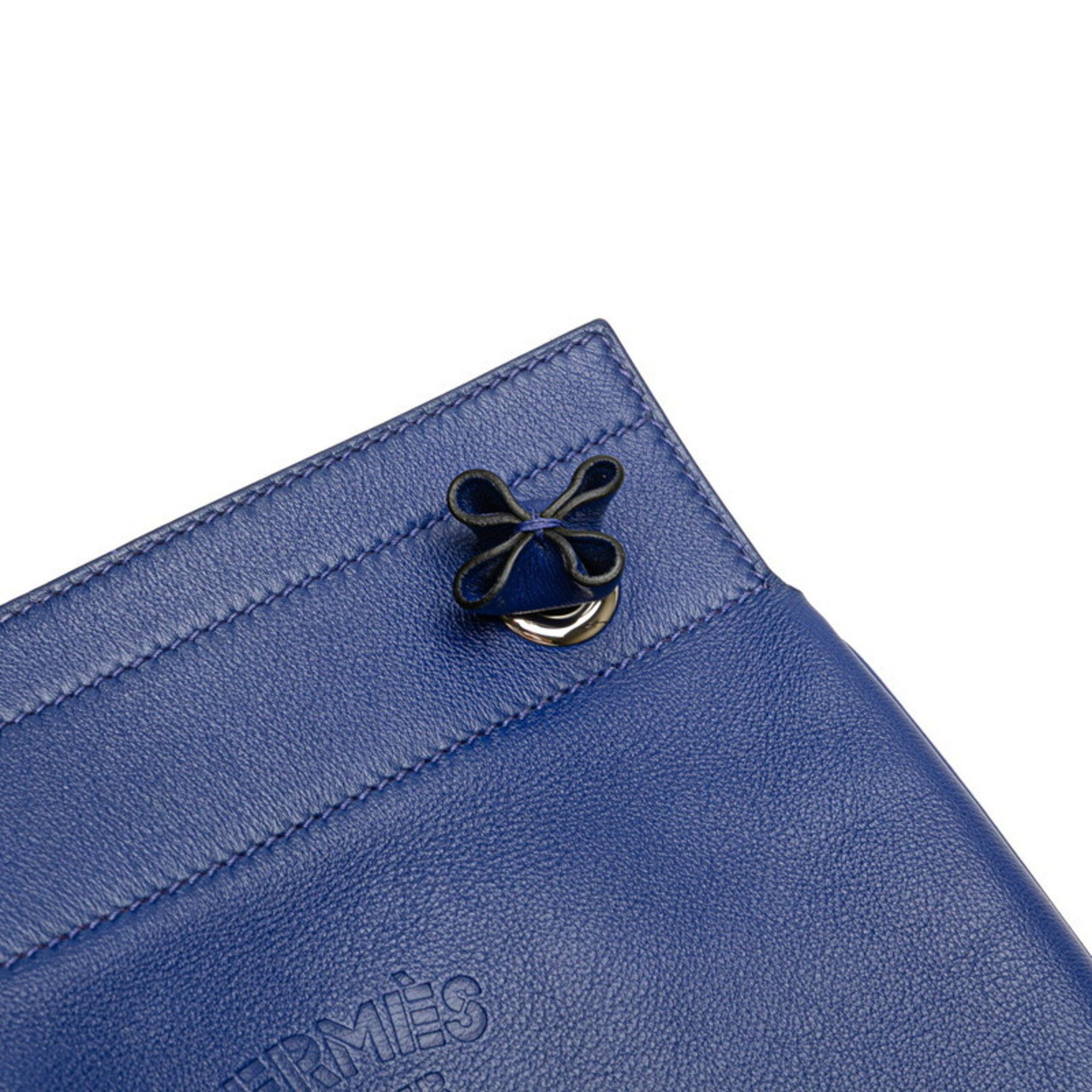 Hermes Hermès Aline Mini Crossbody Shoulder Bag Blue Swift Women's HERMES Size ONE SIZE - 5 Thumbnail