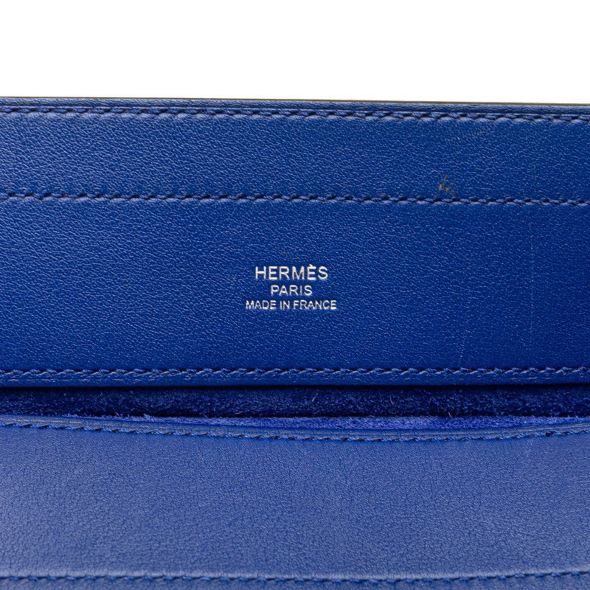 Hermes Hermès Aline Mini Crossbody Shoulder Bag Blue Swift Women's HERMES Size ONE SIZE - 8 Thumbnail