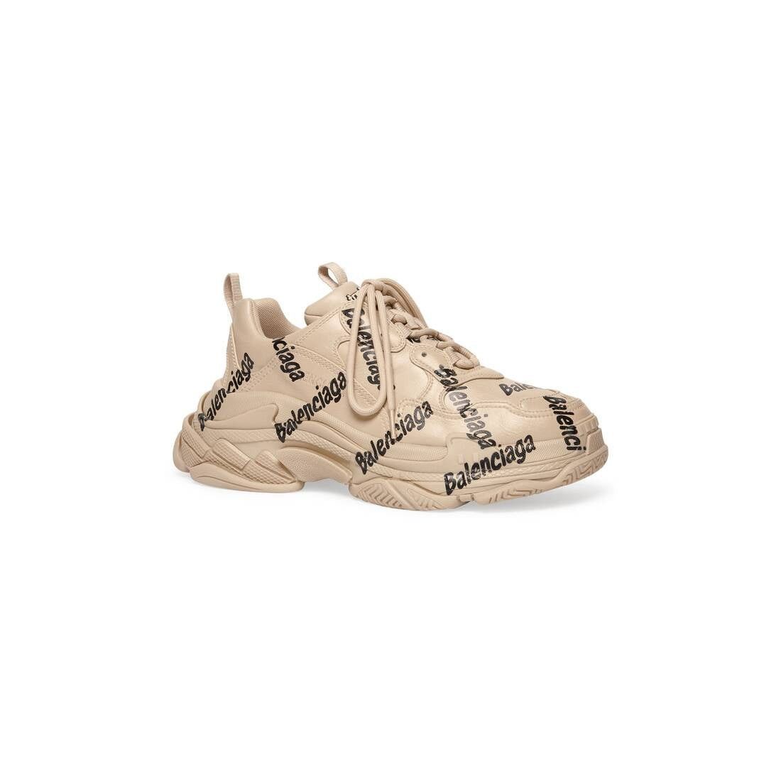 Balenciaga Balenciaga Triple S Logotype Sneakers SIZE 40 Size ONE SIZE - 2 Thumbnail