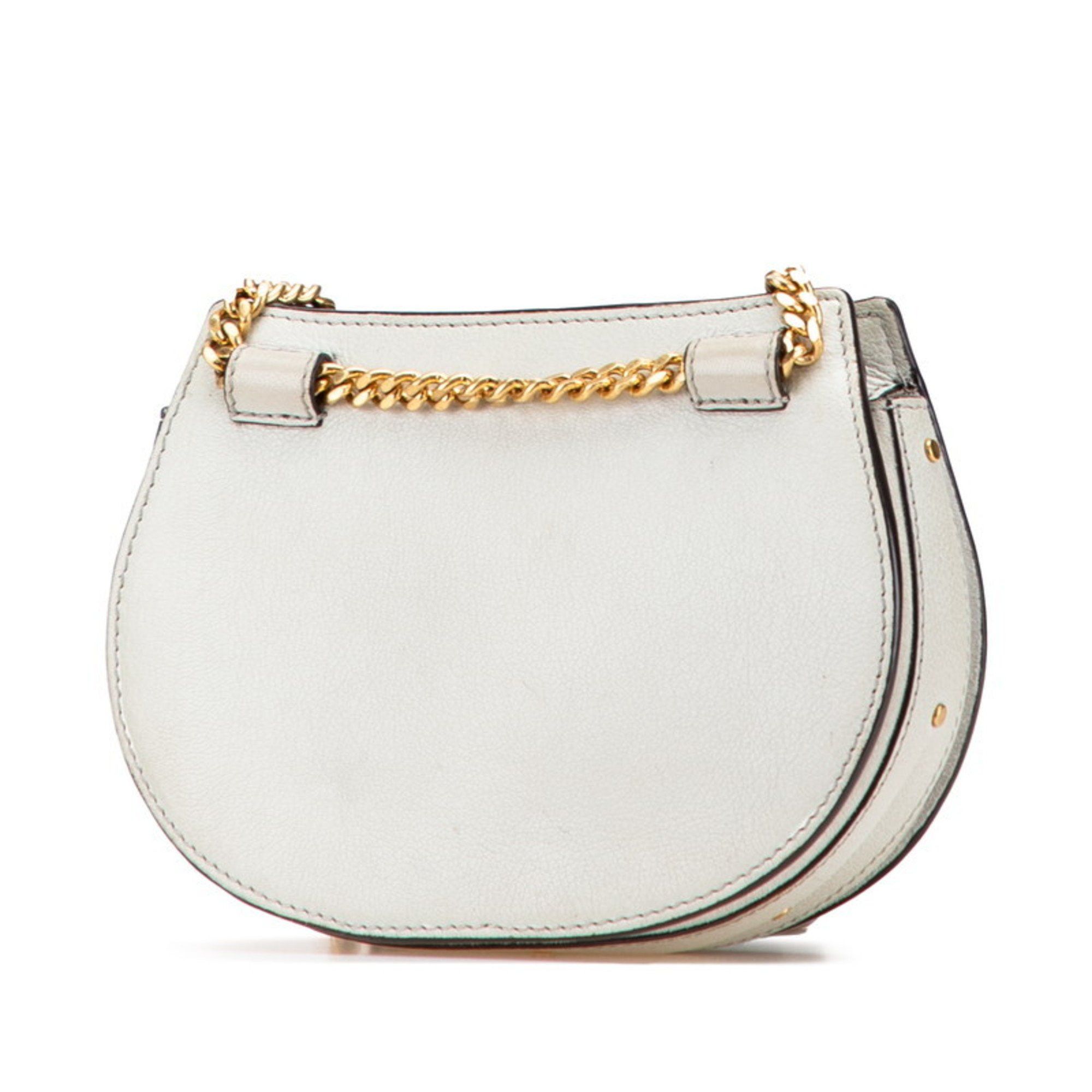 Chloe Chloé Chloe Pixie handbag, chain shoulder bag, 2-way, gray leather and suede, women's Size ONE SIZE - 2 Thumbnail