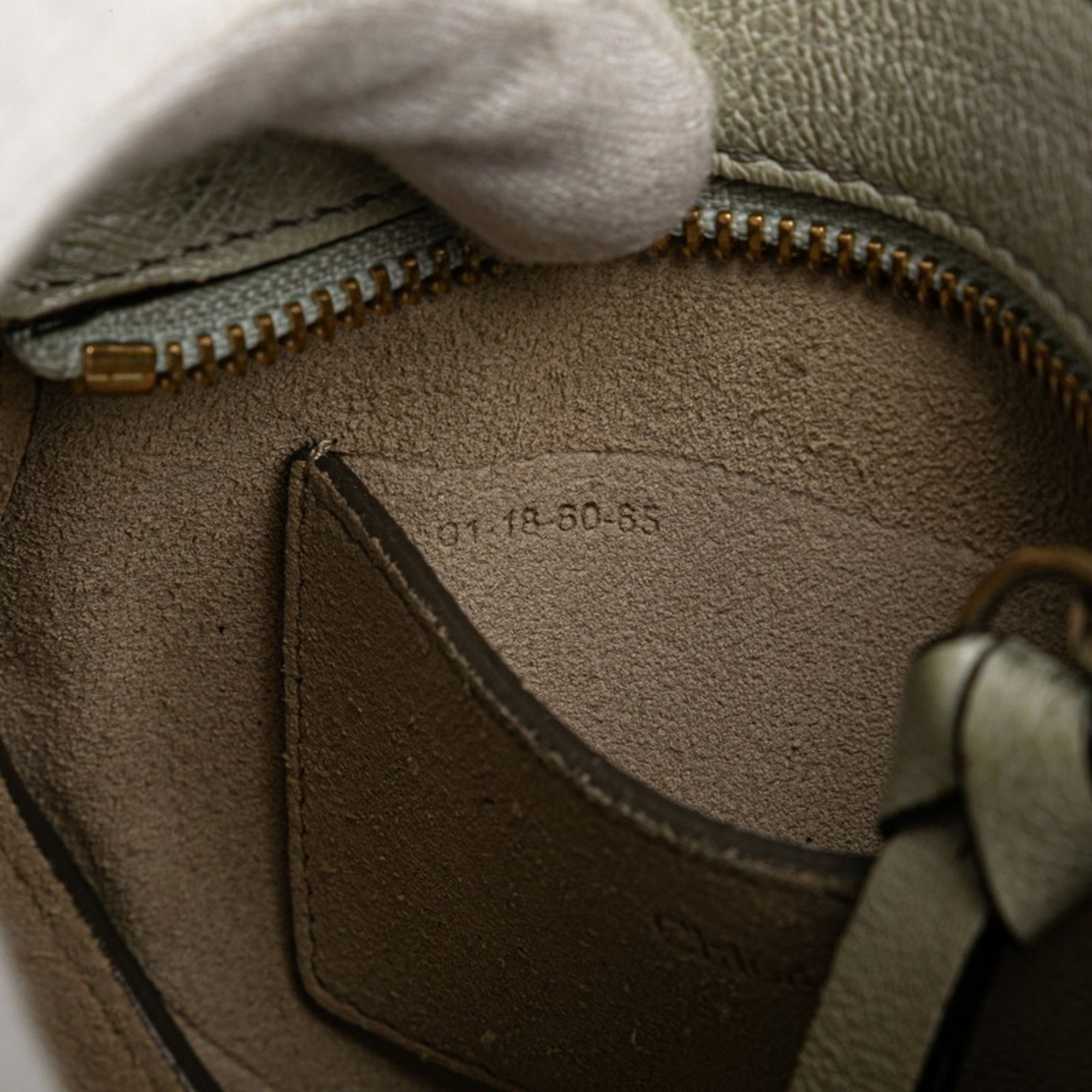 Chloe Chloé Chloe Pixie handbag, chain shoulder bag, 2-way, gray leather and suede, women's Size ONE SIZE - 8 Thumbnail