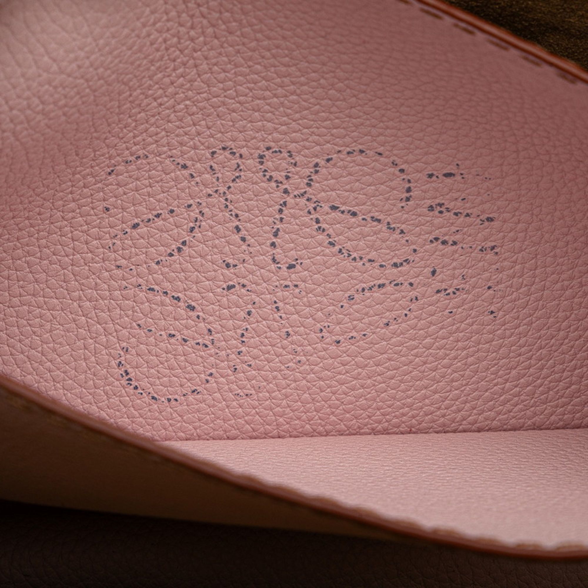 Loewe LOEWE Barcelona Shoulder Bag in Pink and Brown Leather for Women Size ONE SIZE - 4 Thumbnail