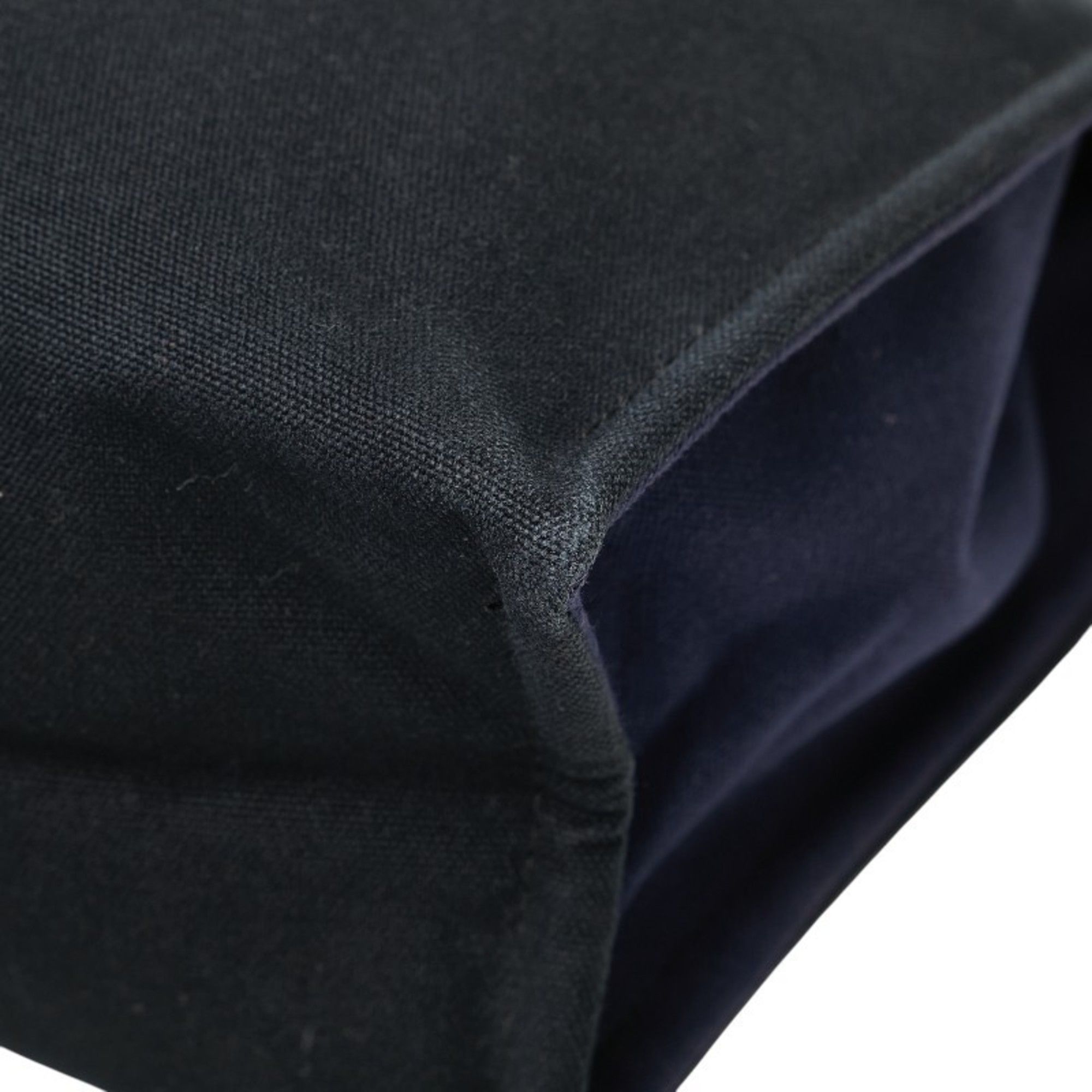 Hermes Hermes Foulet Clutch Bag/Second Bag Navy/Black Canvas Women's HERMES Size ONE SIZE - 6 Thumbnail