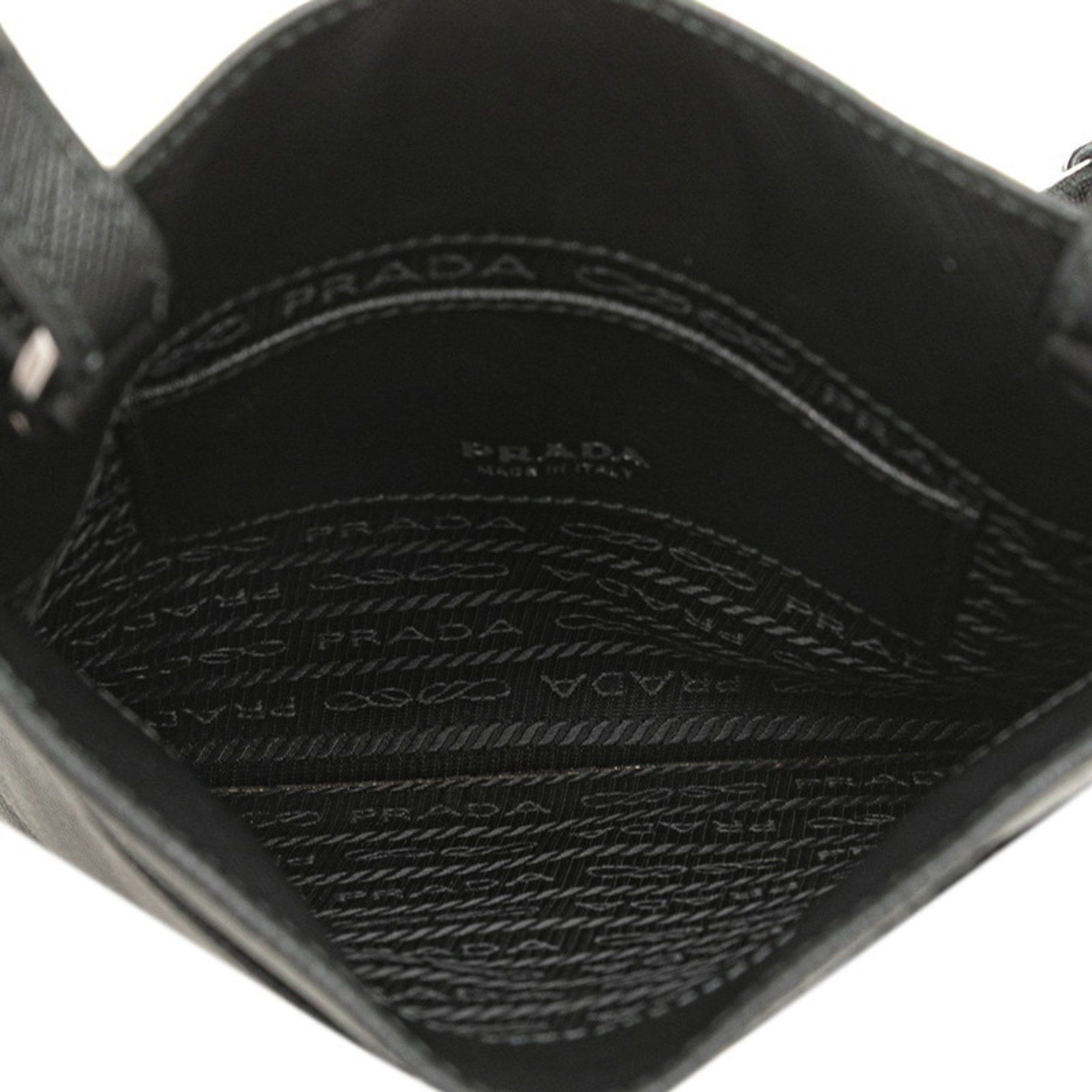 Prada Prada Logo Crossbody Shoulder Bag in Black Saffiano Leather for Women Size ONE SIZE - 6 Thumbnail