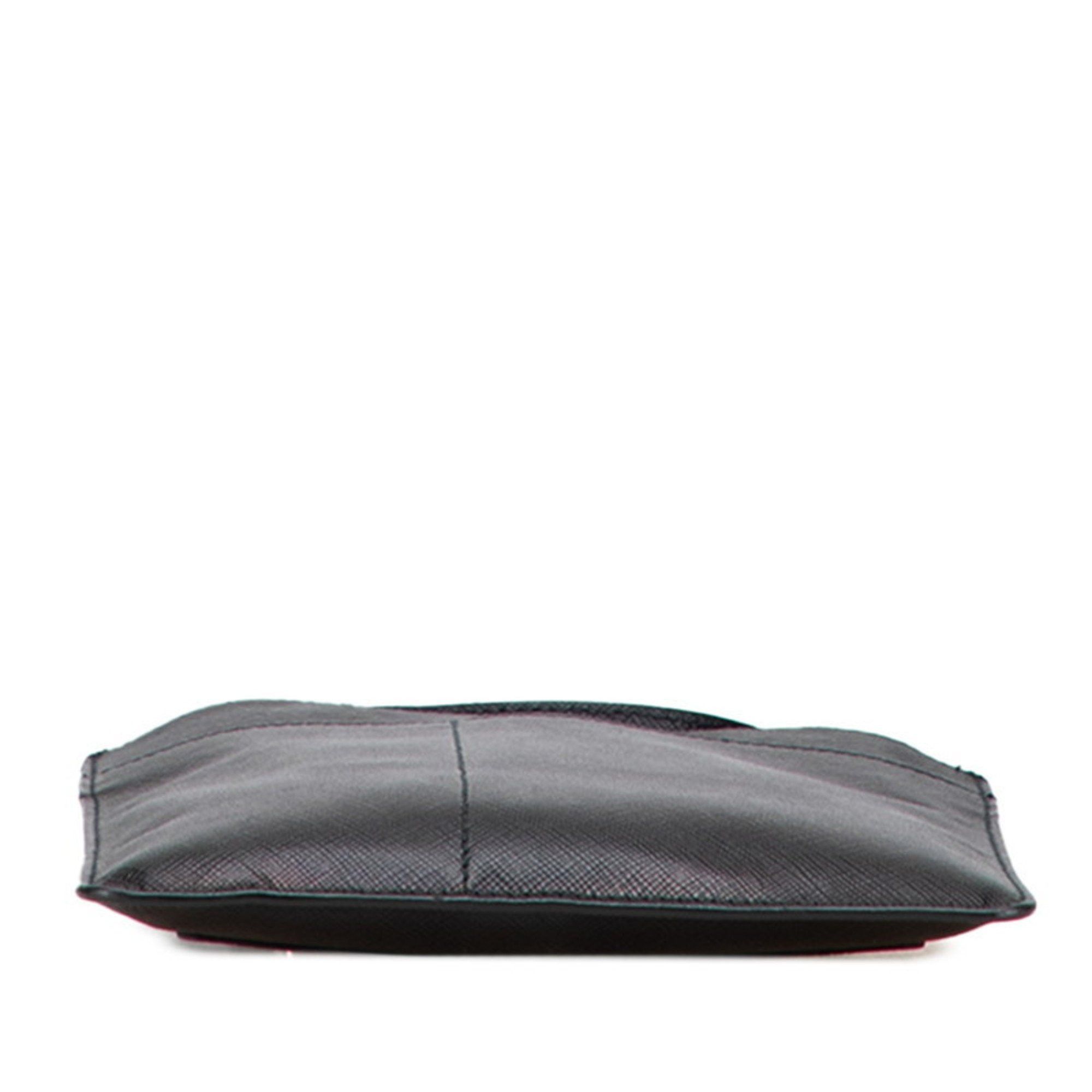 Prada Prada Logo Crossbody Shoulder Bag in Black Saffiano Leather for Women Size ONE SIZE - 3 Thumbnail