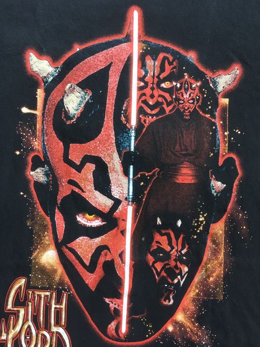 Vintage Darth Maul Shirt Sith Lord Star Wars 1999 Phantom Menace