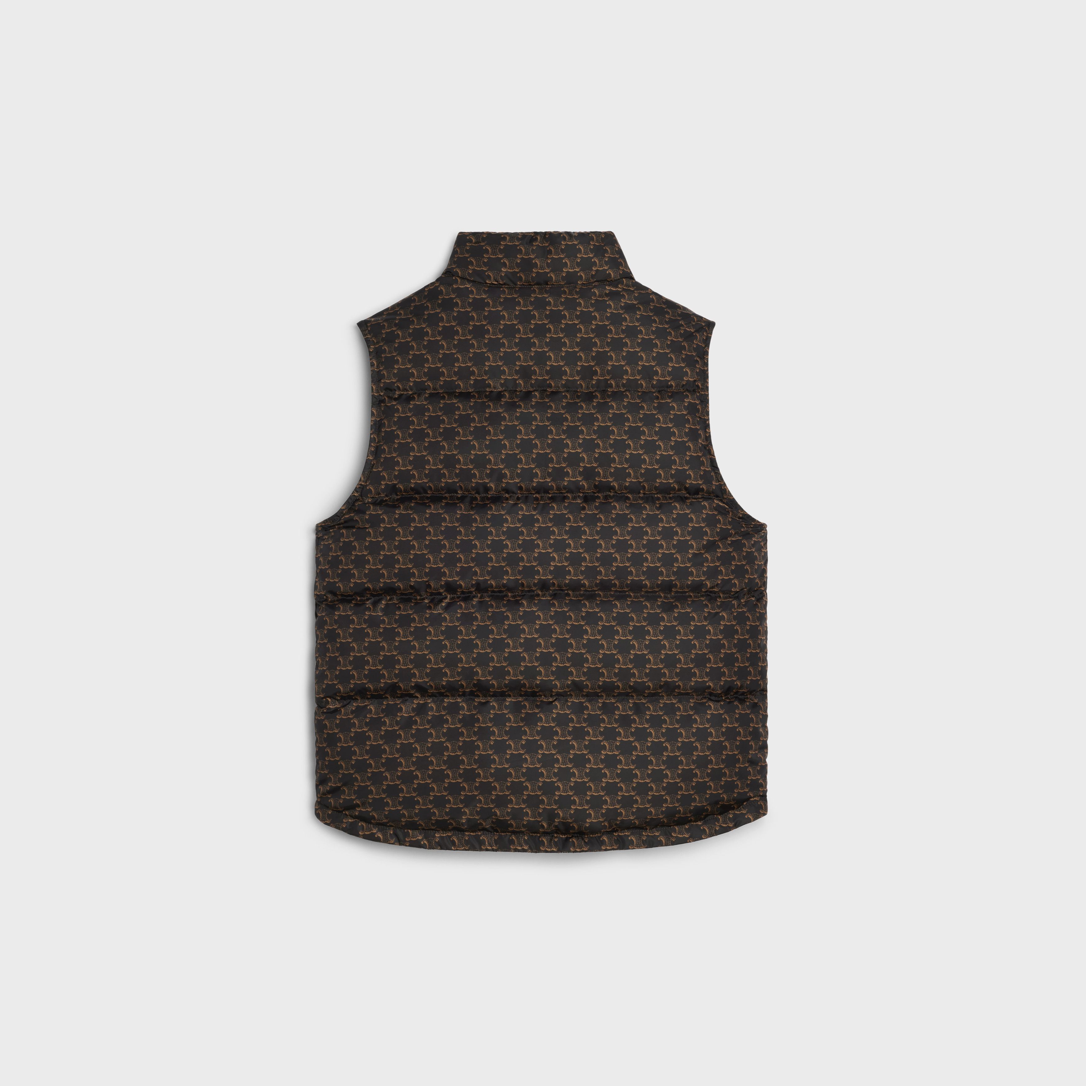 Celine quilted vest in monogram nylon Size M / US 6-8 / IT 42-44 - 2 Thumbnail