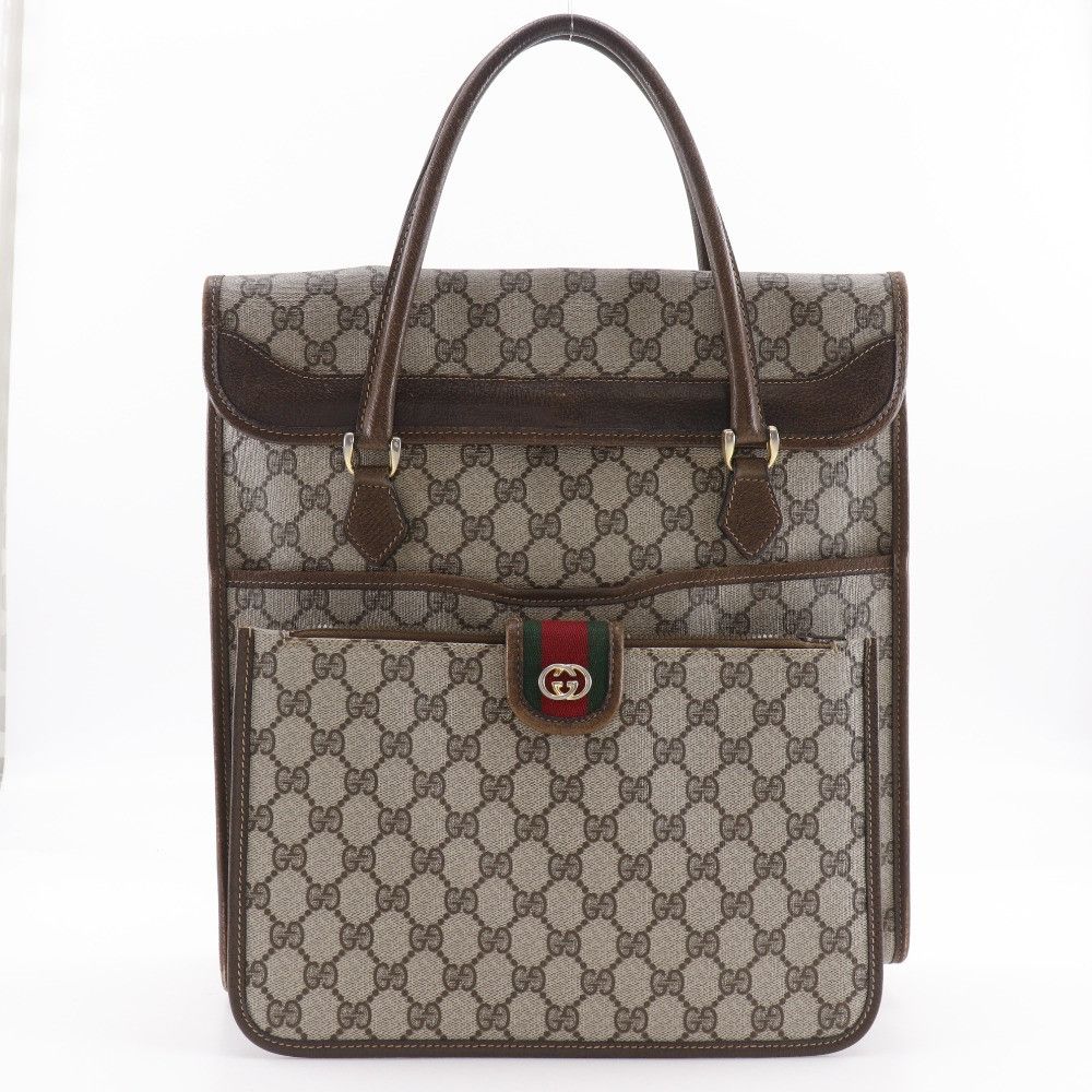 Gucci Gucci Gucci Interlocking GG PVC Handbag Plastic Handbag 02.4139.58 DUTY FREE for USA Size ONE SIZE - 19 Thumbnail