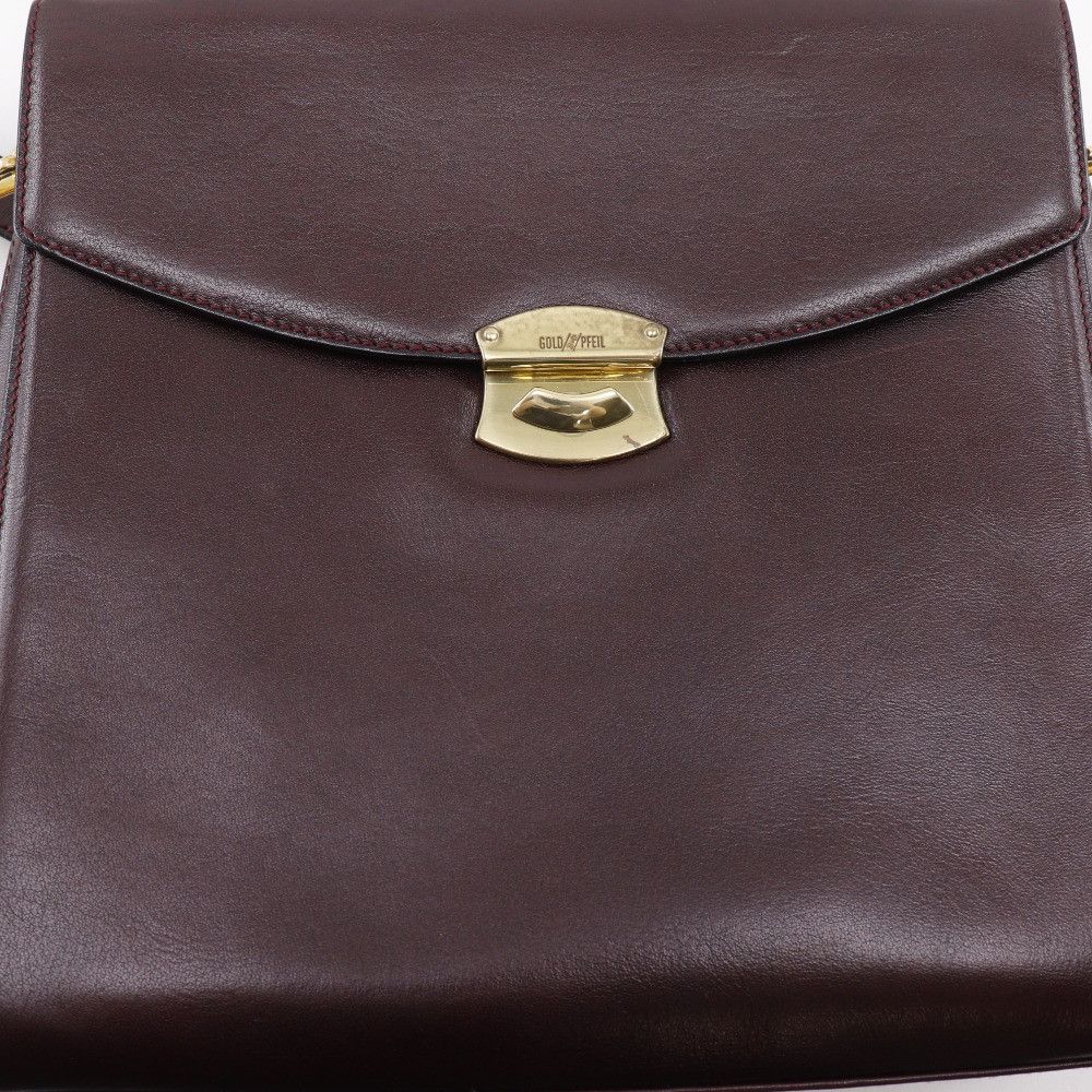 Other Other Gold Pfeil Calf 2way Bag Leather Shoulder Bag DUTY FREE for USA Size ONE SIZE - 11 Thumbnail