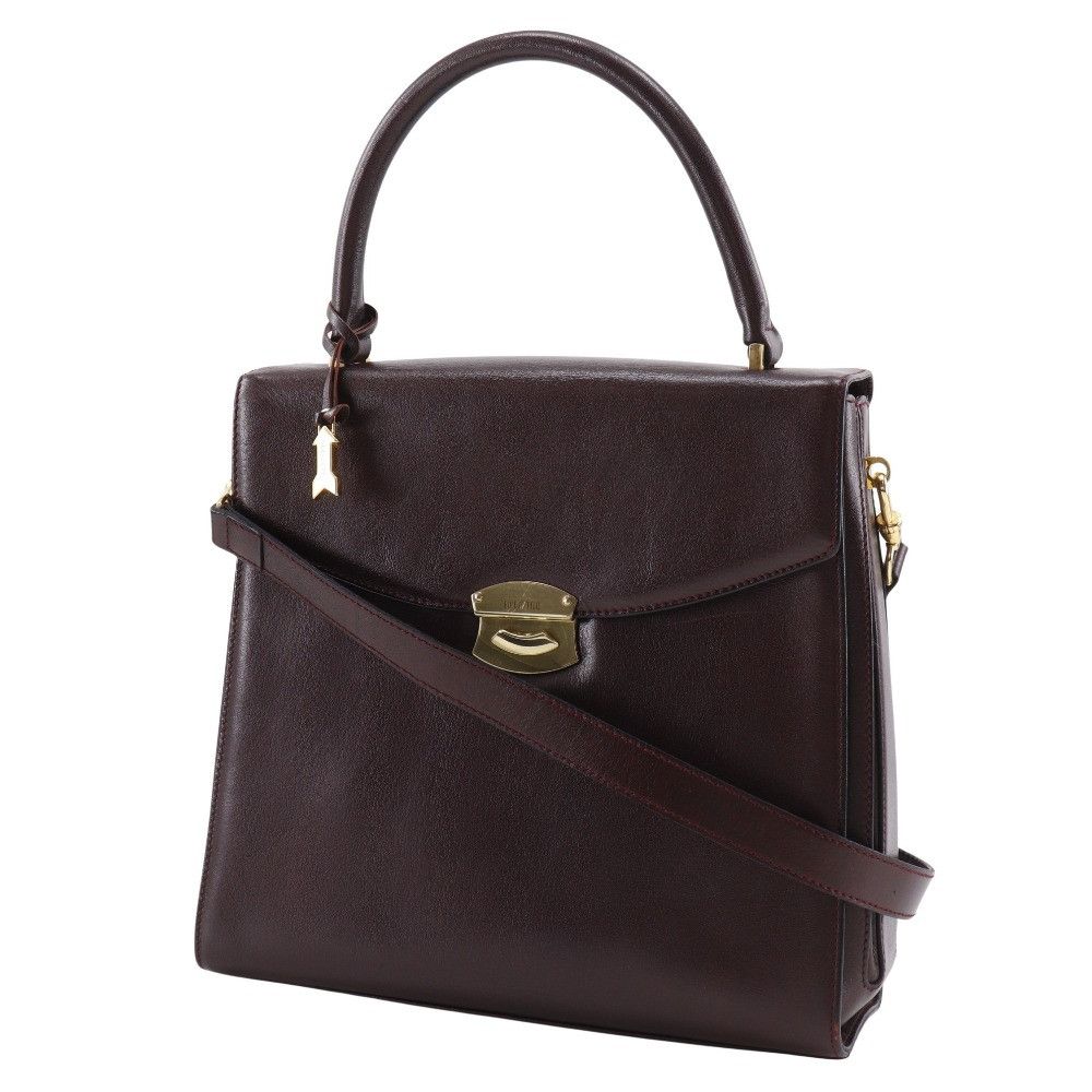 Other Other Gold Pfeil Calf 2way Bag Leather Shoulder Bag DUTY FREE for USA Size ONE SIZE - 2 Thumbnail
