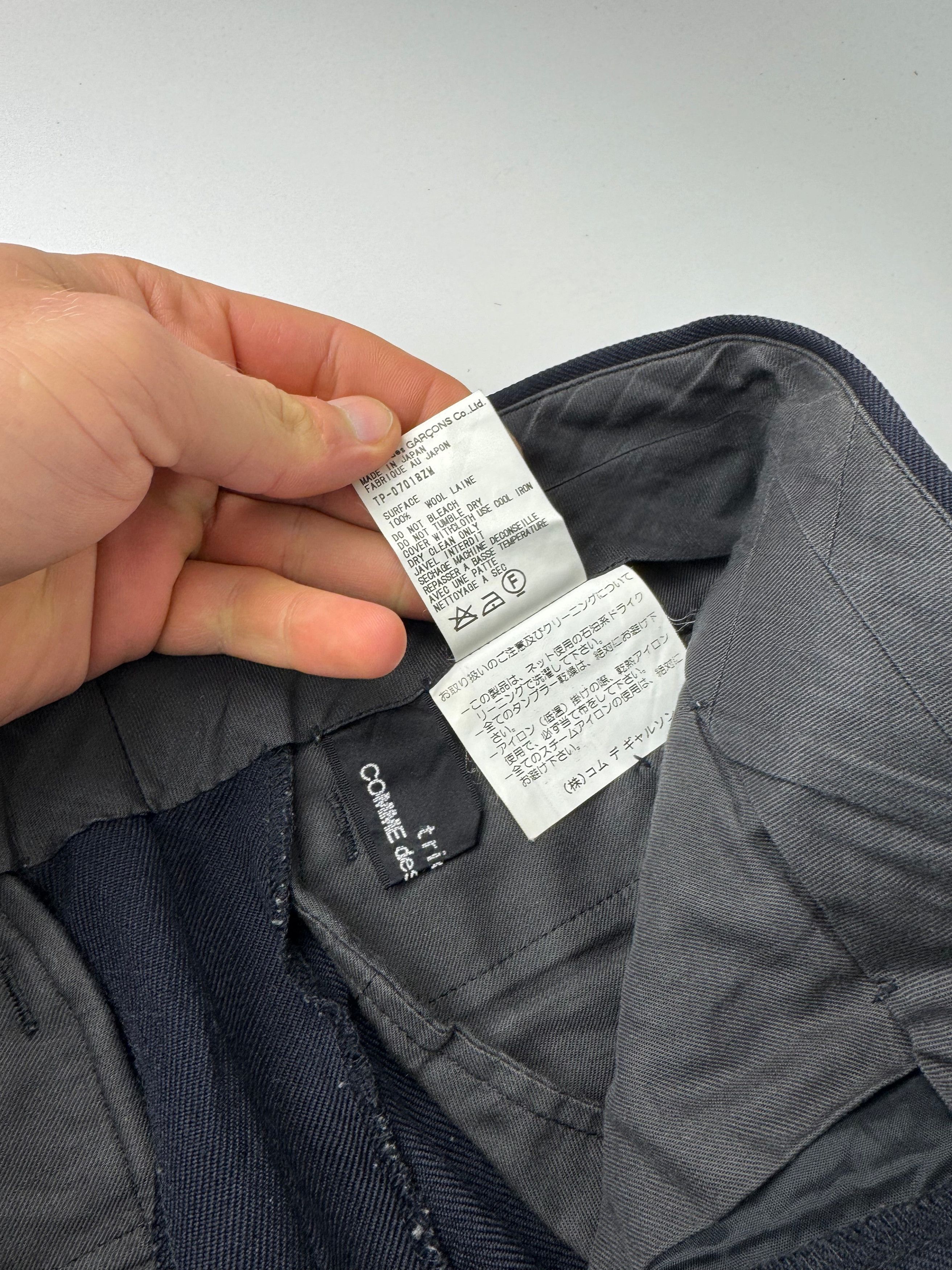 Comme des Garcons Vintage Comme Des Garçons Pants Navy M Size 30" / US 8 / IT 44 - 10 Thumbnail