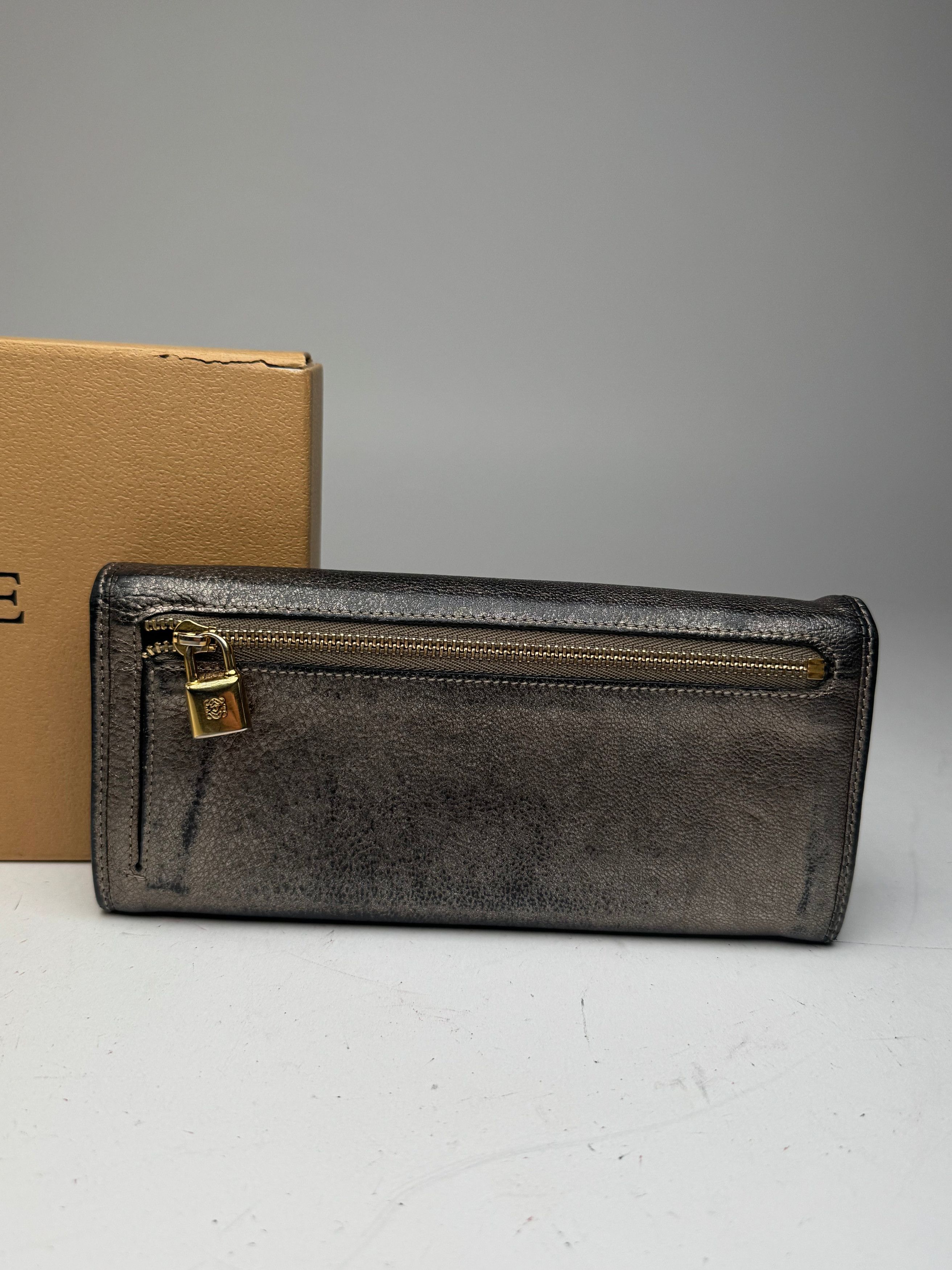 Loewe Vintage Madrid Leather Wallet Anthracite Size ONE SIZE - 9 Thumbnail