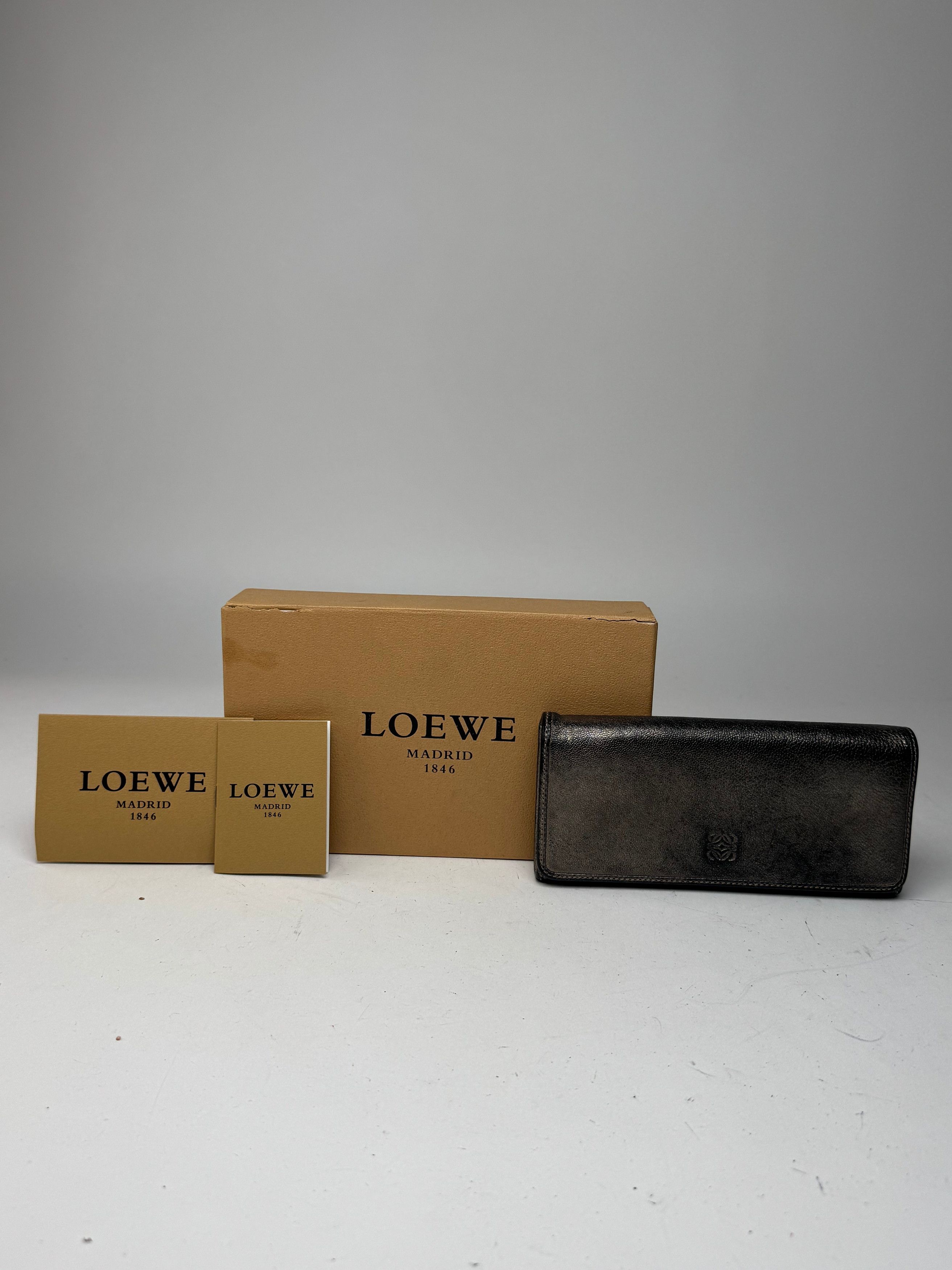 Loewe Vintage Madrid Leather Wallet Anthracite Size ONE SIZE - 11 Thumbnail