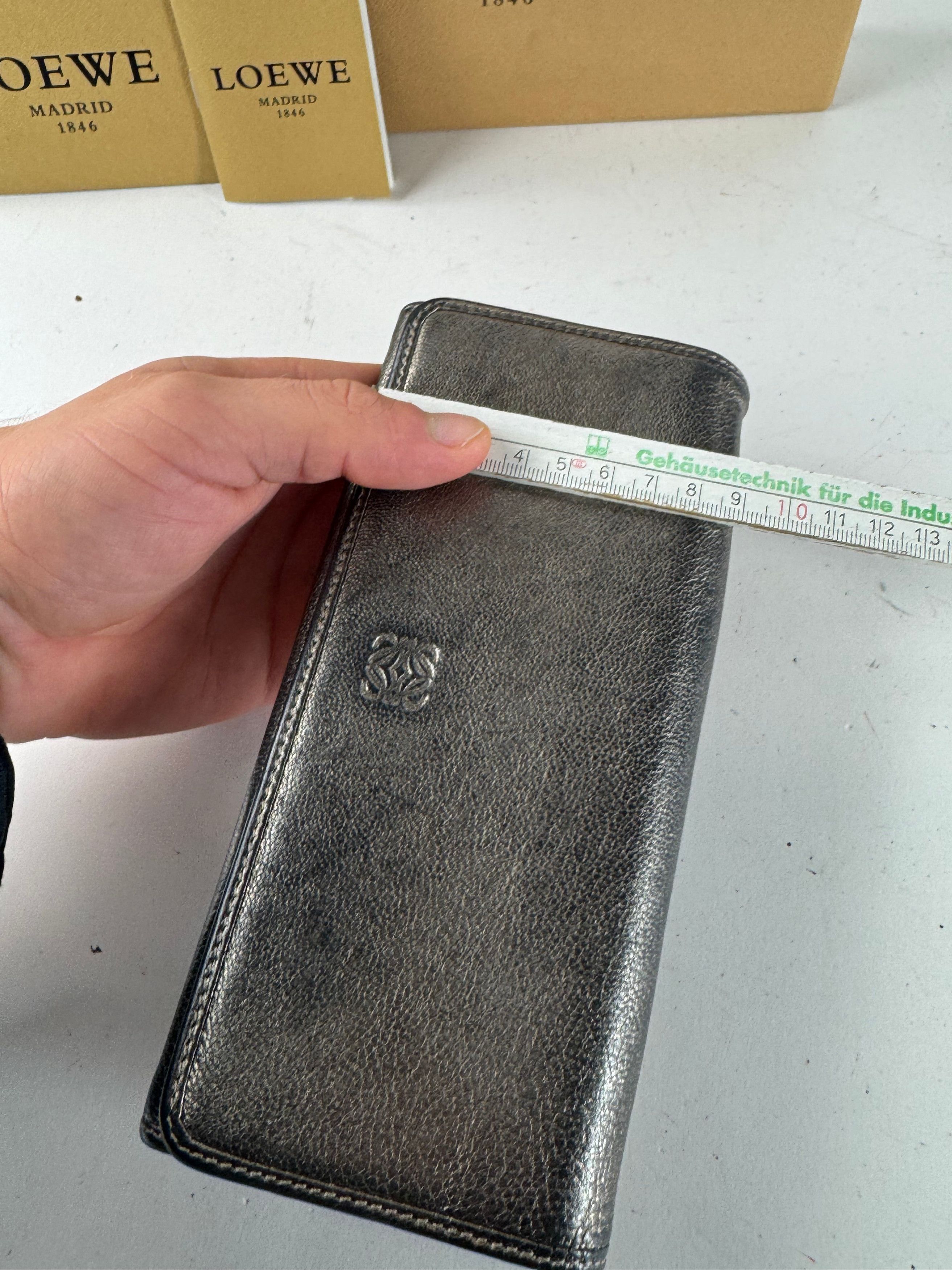 Loewe Vintage Madrid Leather Wallet Anthracite Size ONE SIZE - 8 Thumbnail