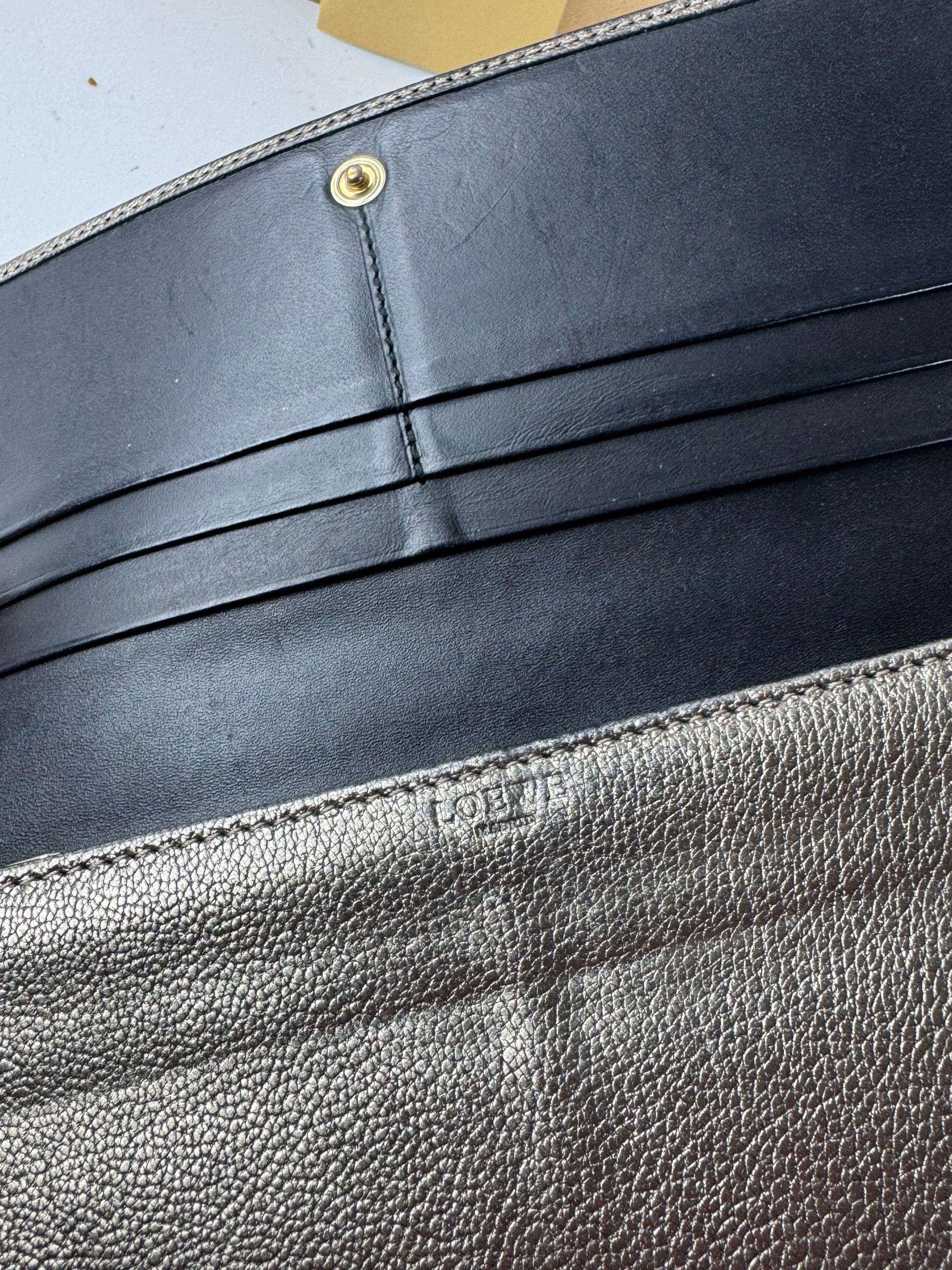 Loewe Vintage Madrid Leather Wallet Anthracite Size ONE SIZE - 4 Thumbnail