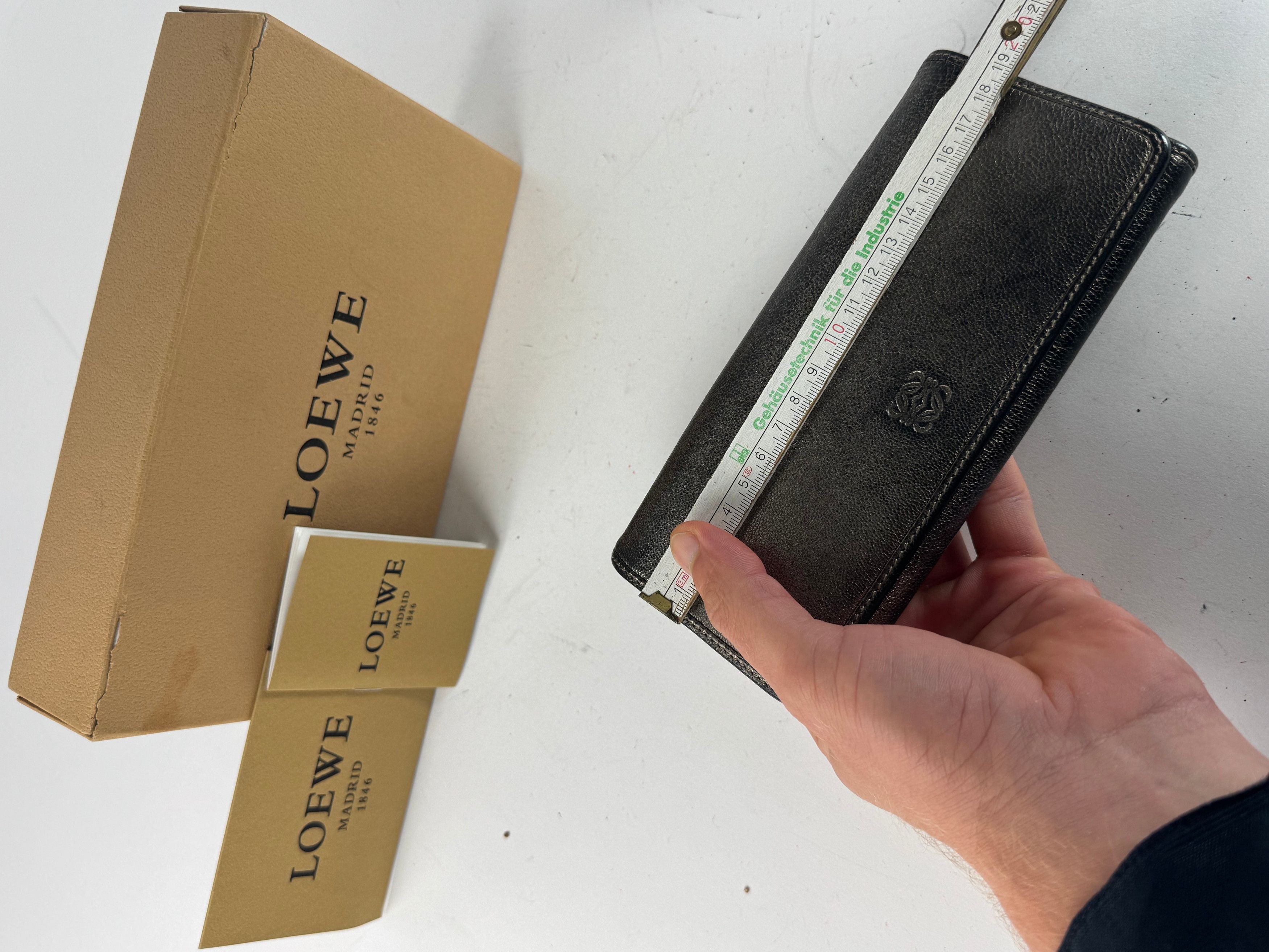 Loewe Vintage Madrid Leather Wallet Anthracite Size ONE SIZE - 7 Thumbnail