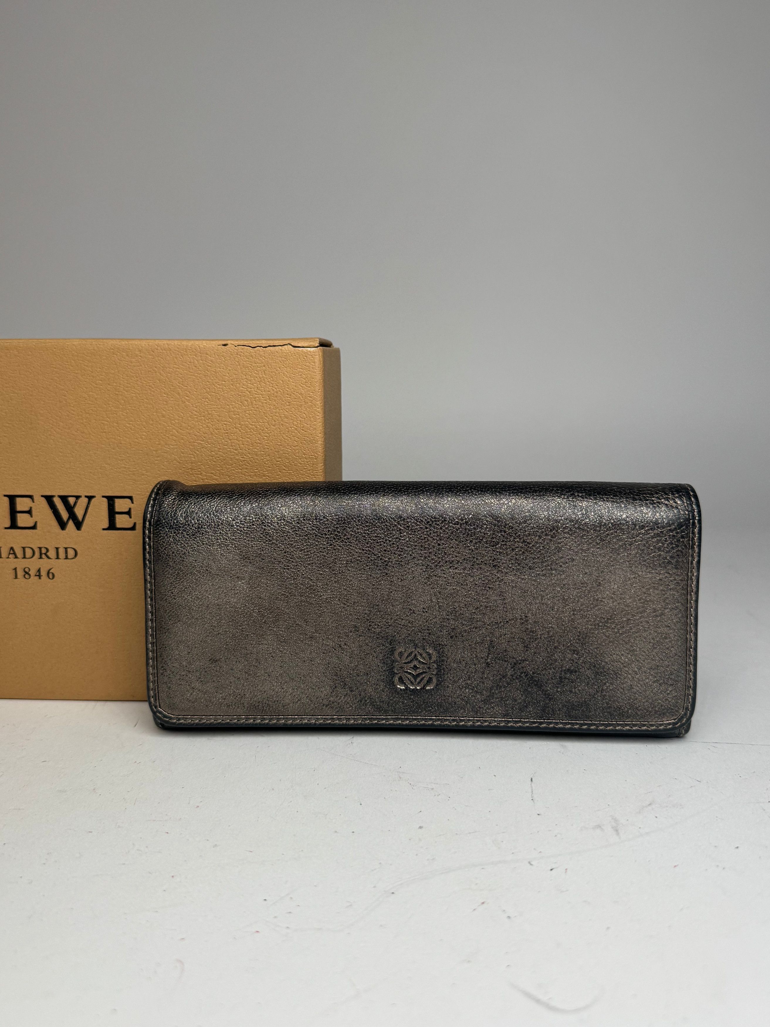 Loewe Vintage Madrid Leather Wallet Anthracite Size ONE SIZE - 6 Thumbnail
