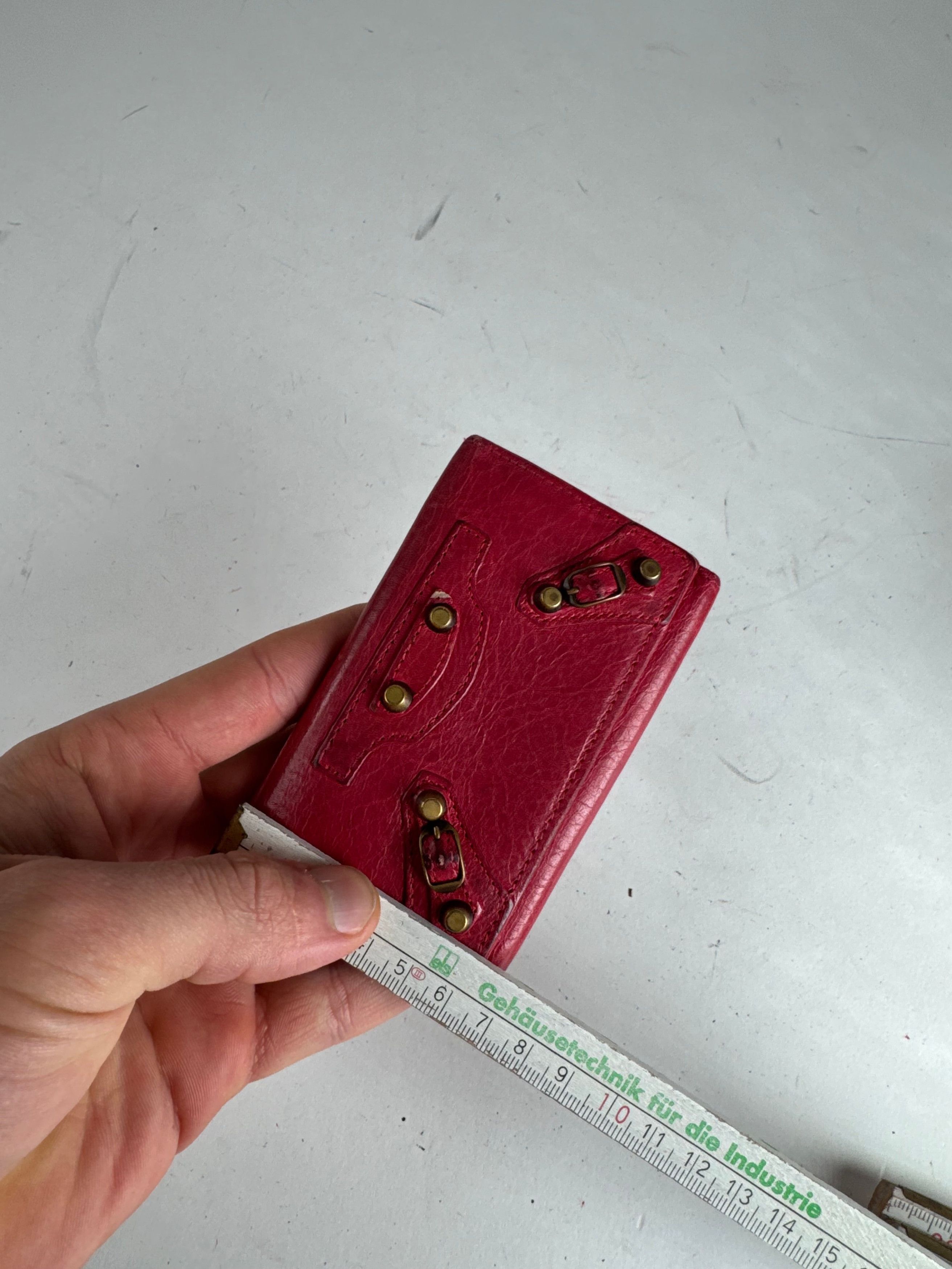 Balenciaga Vintage City Leather Key Holder red Size ONE SIZE - 10 Thumbnail