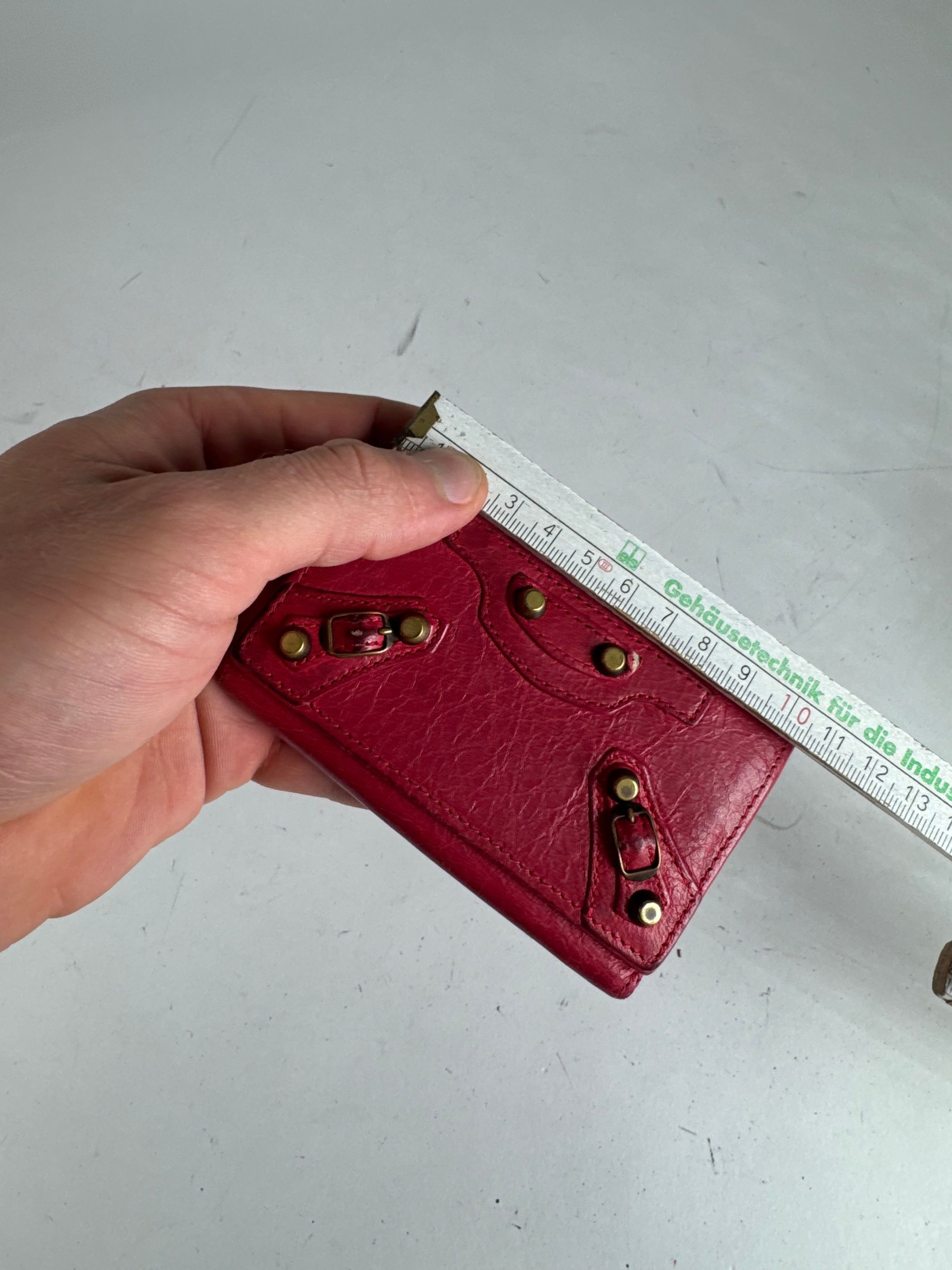 Balenciaga Vintage City Leather Key Holder red Size ONE SIZE - 9 Thumbnail