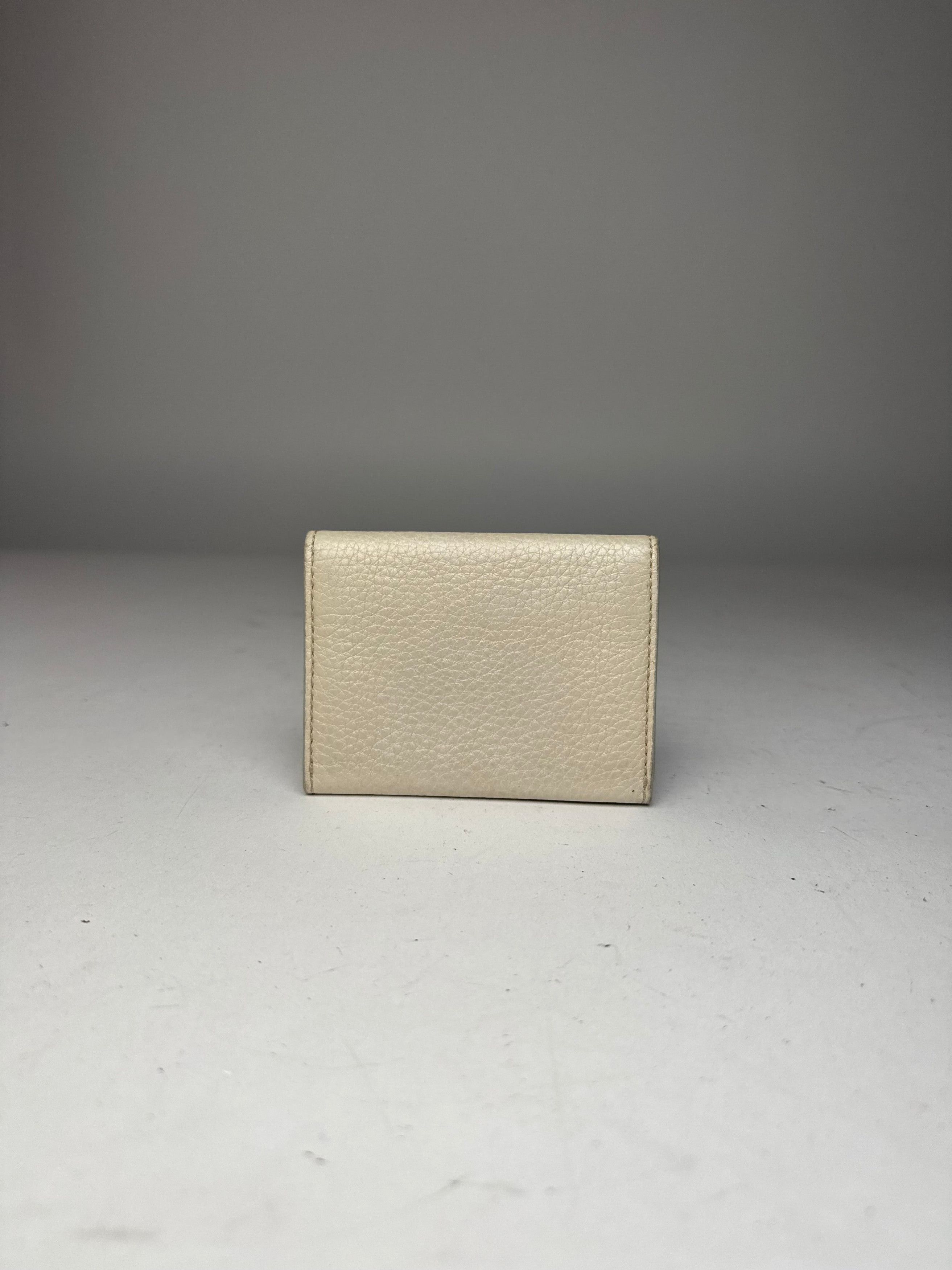 Celine Vintage Leather Card Holder White Size ONE SIZE - 10 Thumbnail