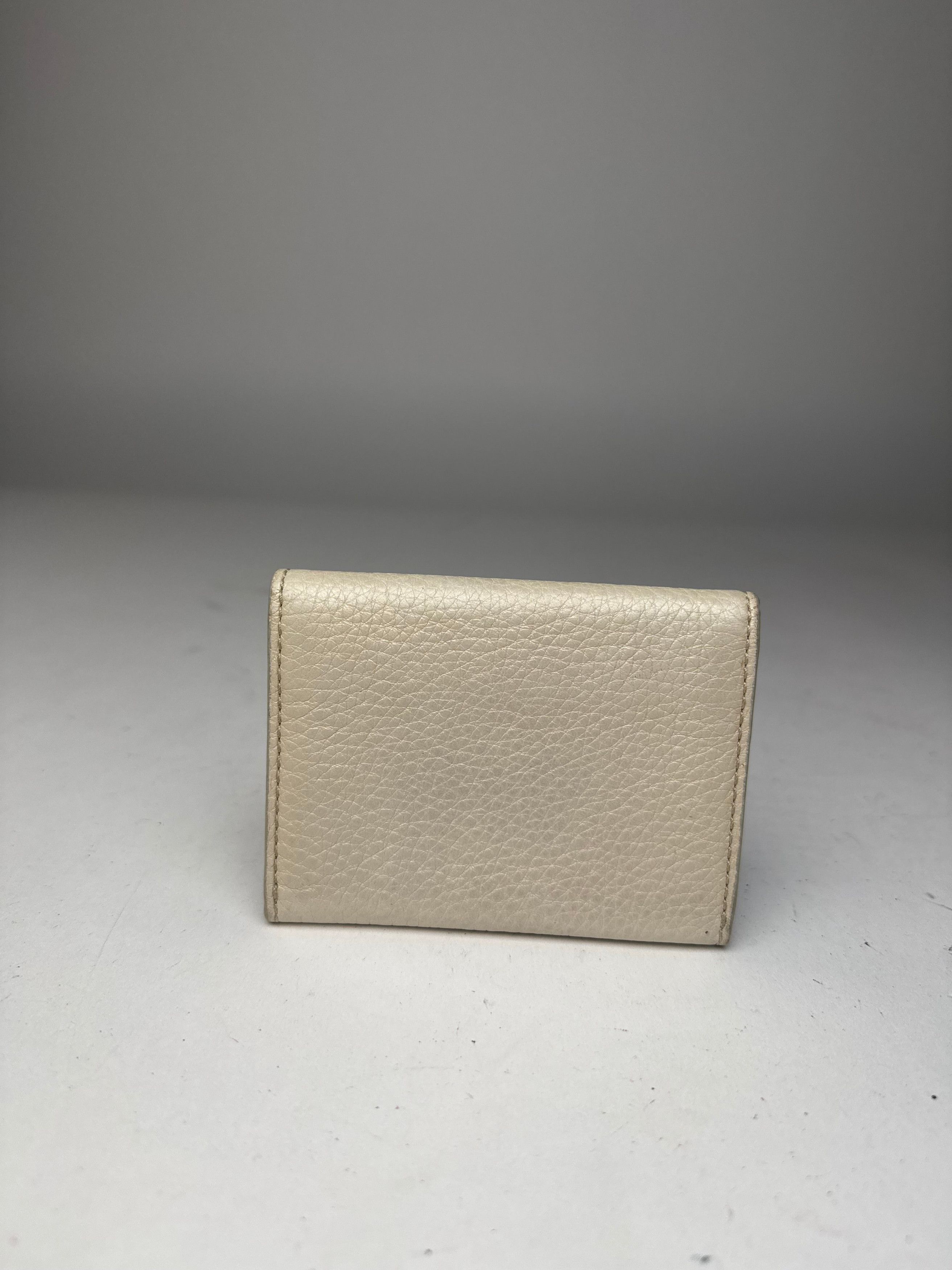 Celine Vintage Leather Card Holder White Size ONE SIZE - 2 Thumbnail
