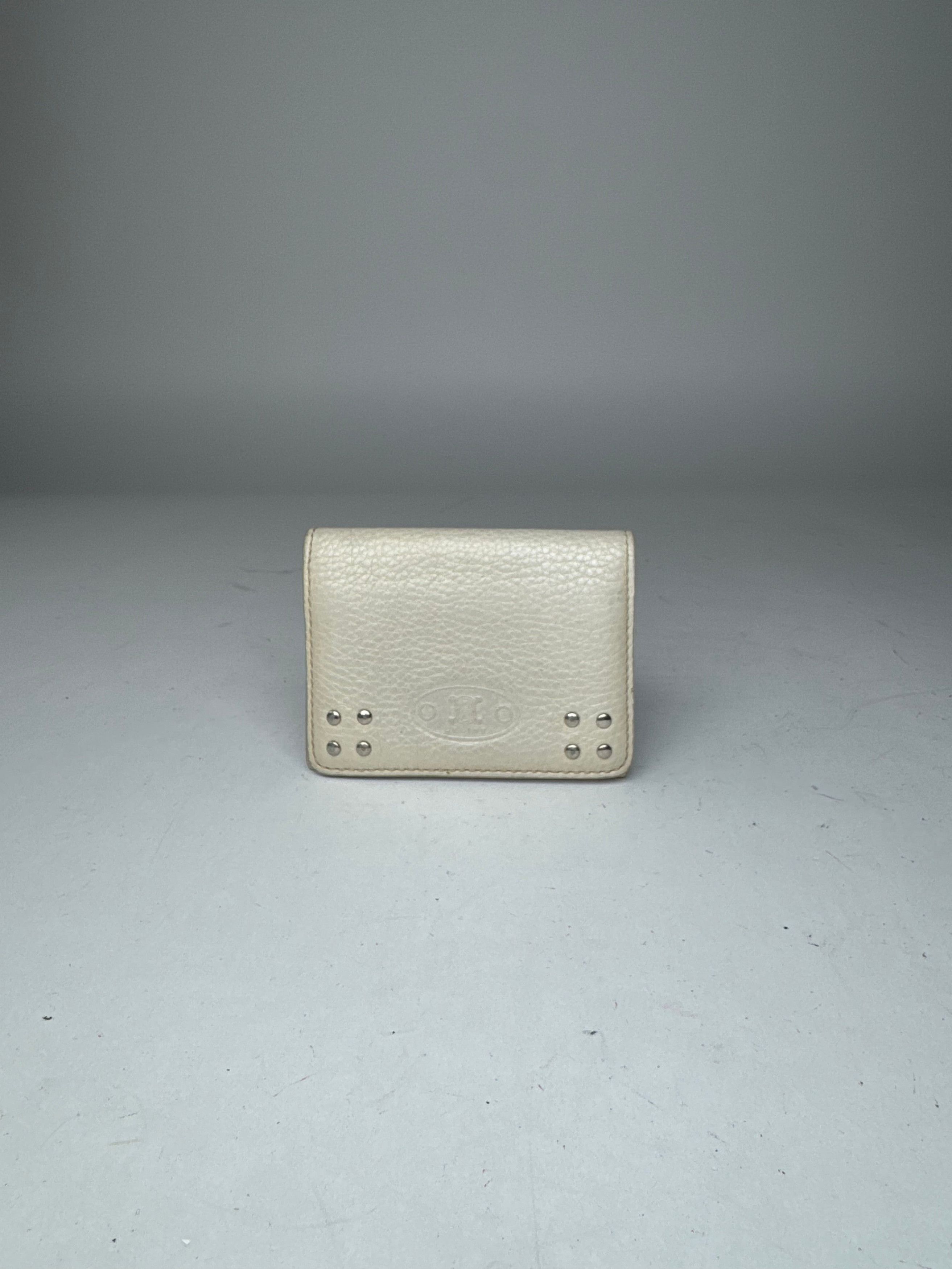 Celine Vintage Leather Card Holder White Size ONE SIZE - 3 Thumbnail