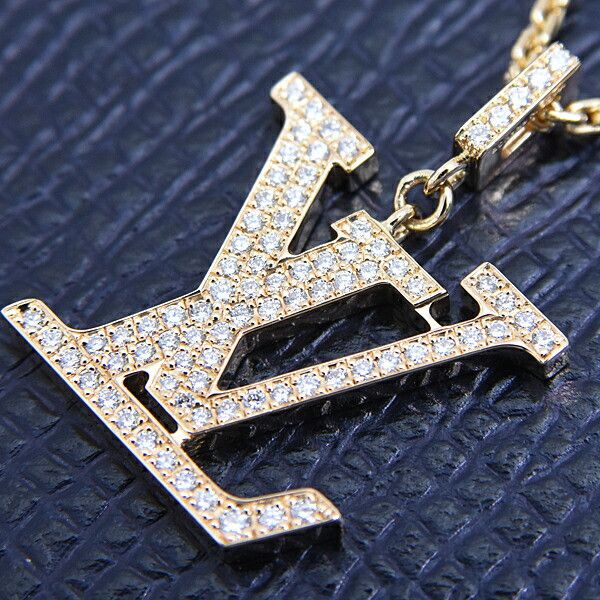 Louis Vuitton Louis Vuitton Louis Vuitton 750 Yellow Gold PandaNtif LV GM Necklace Q93849 Metal Necklace Q93849 DUTY FREE for USA Size ONE SIZE - 10 Thumbnail
