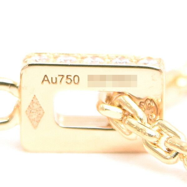 Louis Vuitton Louis Vuitton Louis Vuitton 750 Yellow Gold PandaNtif LV GM Necklace Q93849 Metal Necklace Q93849 DUTY FREE for USA Size ONE SIZE - 5 Thumbnail