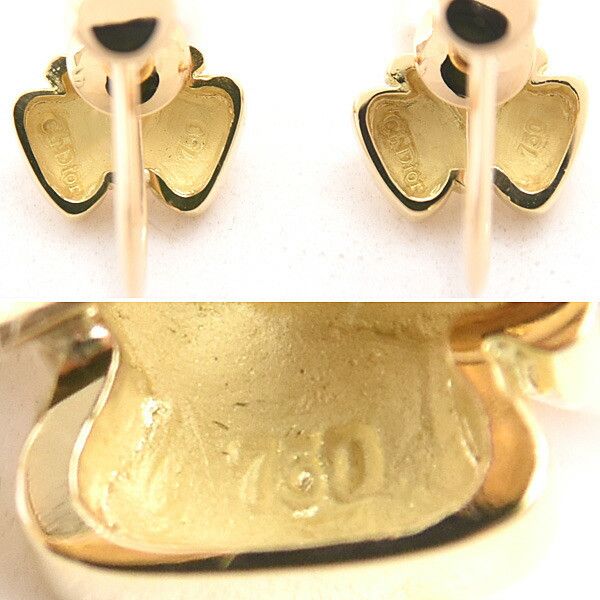 Dior Dior Christian Dior 1P Pearl 750YG Earrings Metal Earrings DUTY FREE for USA Size ONE SIZE - 4 Thumbnail