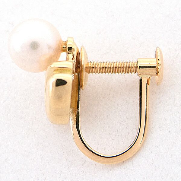 Dior Dior Christian Dior 1P Pearl 750YG Earrings Metal Earrings DUTY FREE for USA Size ONE SIZE - 9 Thumbnail