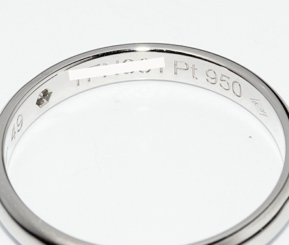 Cartier Cartier Cartier Pt950 1895 Wedding Ring Ring B40577 Size 9 Metal Ring B40577 DUTY FREE for USA Size ONE SIZE - 4 Thumbnail
