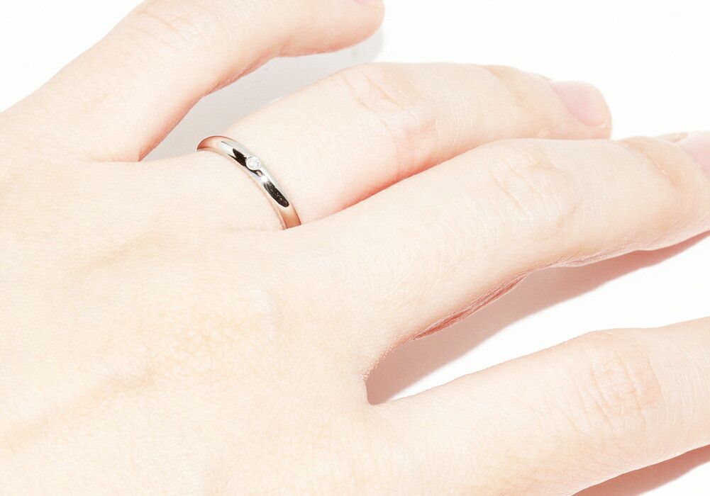 Cartier Cartier Cartier Pt950 1895 Wedding Ring Ring B40577 Size 9 Metal Ring B40577 DUTY FREE for USA Size ONE SIZE - 6 Thumbnail