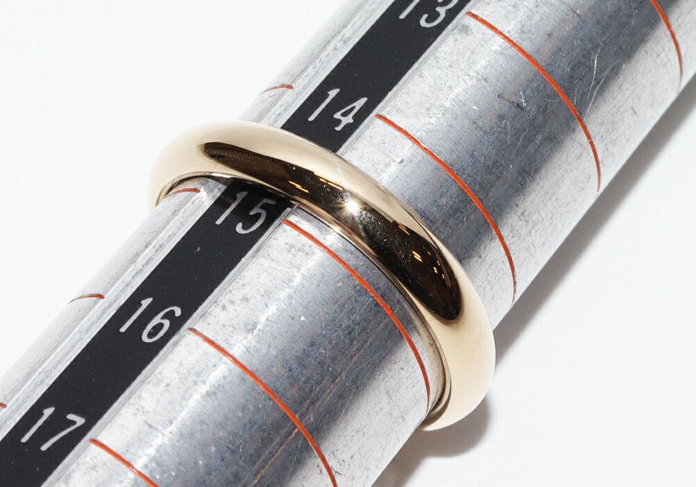 Cartier Cartier Cartier 1895 Wedding Ring Au750 Ring Size 14.5 Crocodile skin Ring B40312 DUTY FREE for USA Size ONE SIZE - 2 Thumbnail