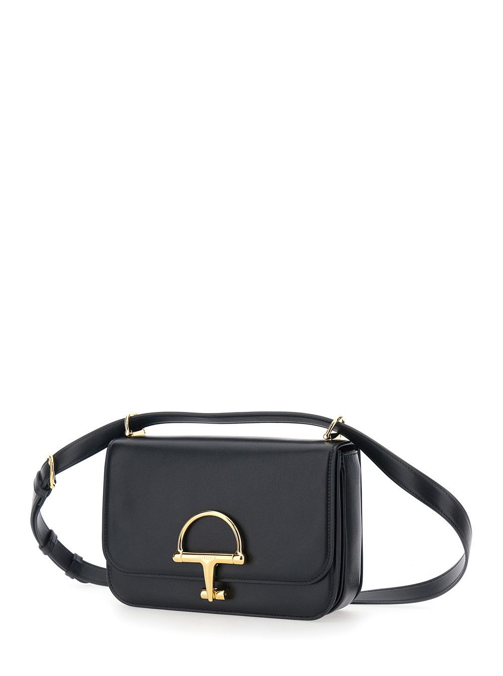 Gucci 'Siena Small' Black Shoulder Bag with Claw on the Front in Leather Woman Size ONE SIZE - 2 Thumbnail