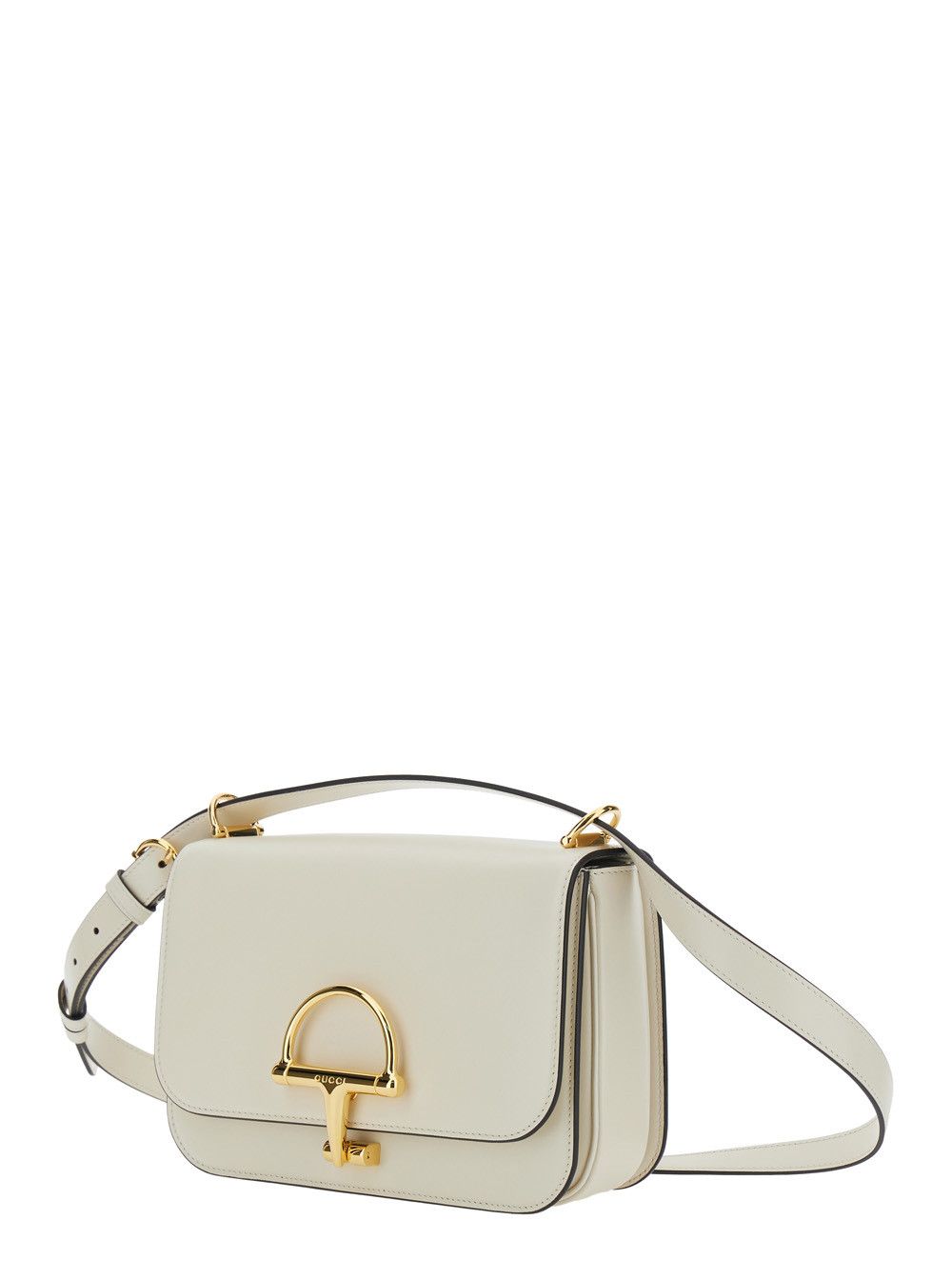 Gucci 'Siena Small' White Shoulder Bag with Claw on the Front in Leather Woman Size ONE SIZE - 2 Thumbnail