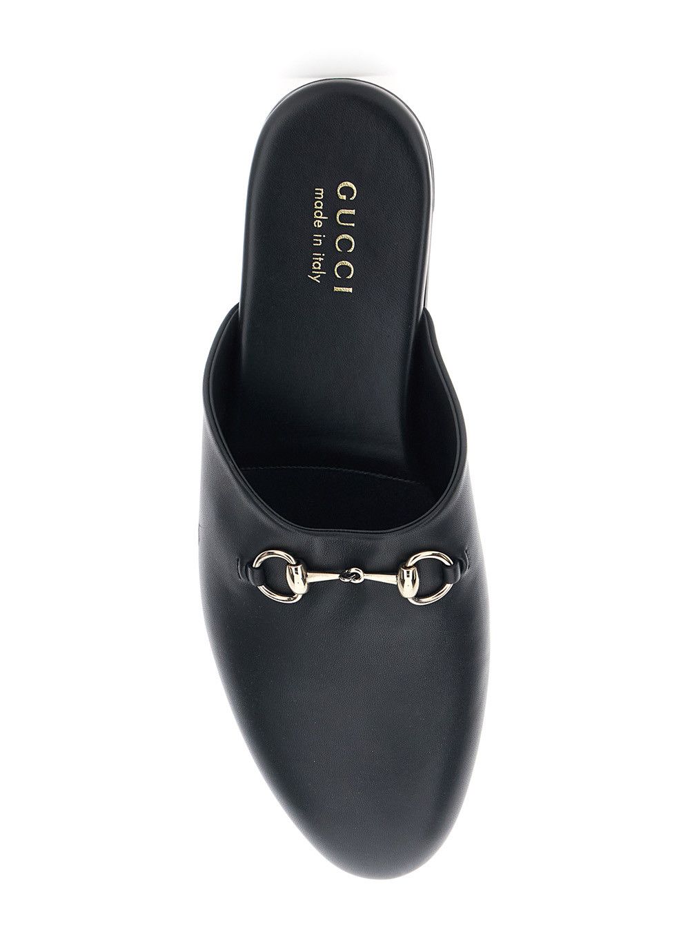 Gucci Black Mule with Horsebit on the Front in Smooth Leather Man Size US 8 / EU 41 - 4 Thumbnail