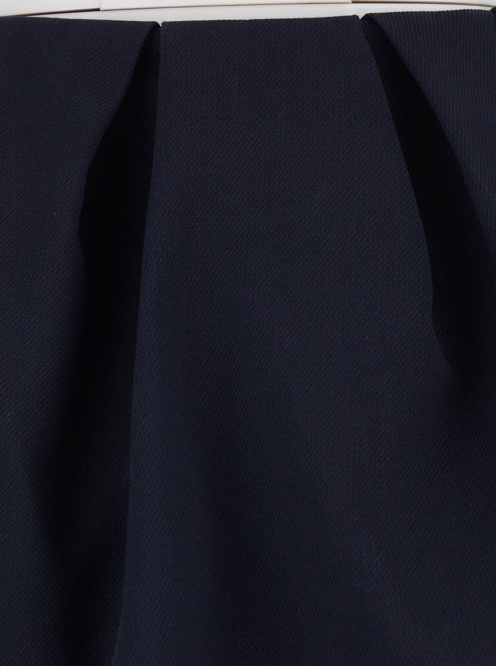 Shushu/Tong Blue Pleated Miniskirt with Rear Concealed Zip Closure in Wool Woman Size 28" / US 6 / IT 42 - 3 Thumbnail
