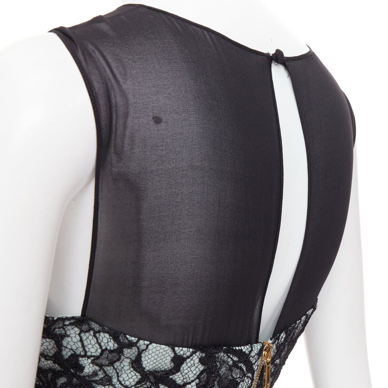 Emilio Pucci EMILIO PUCCI black light teal floral lace overlay cocktail dress IT42 M Size M / US 6-8 / IT 42-44 - 7 Thumbnail