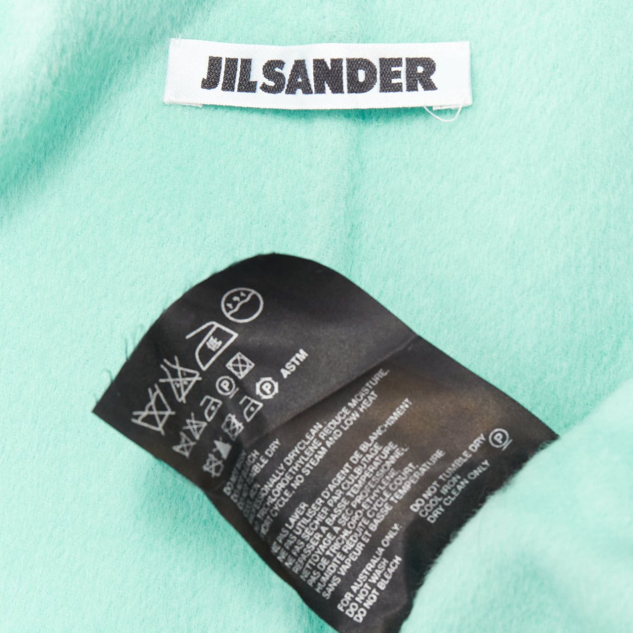 Jil Sander JIL SANDER turquoise blue angorawool patch pocket minimal coat FR34 XS Size XS / US 0-2 / IT 36-38 - 9 Thumbnail