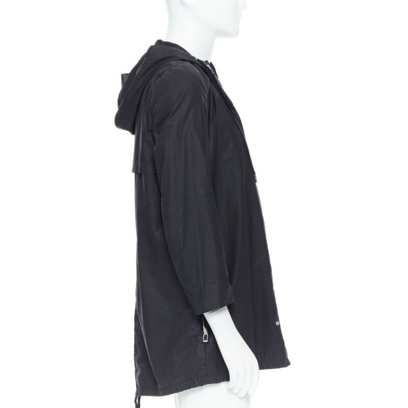 Dior DIOR HOMME black hooded utilitarian drawstrings zipper windbreaker jacket Size US S / EU 44-46 / 1 - 6 Thumbnail