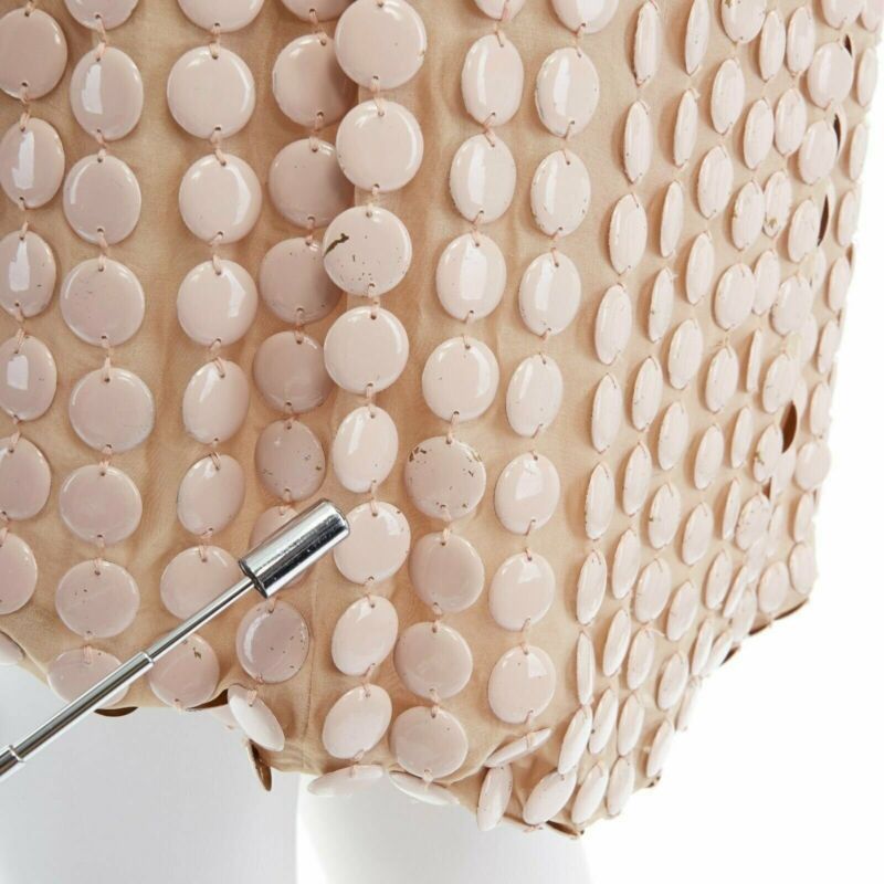 Stella McCartney STELLA MCCARTNEY 2005 pink metal paillettes racer back mini dress IT42 M Size M / US 6-8 / IT 42-44 - 9 Thumbnail