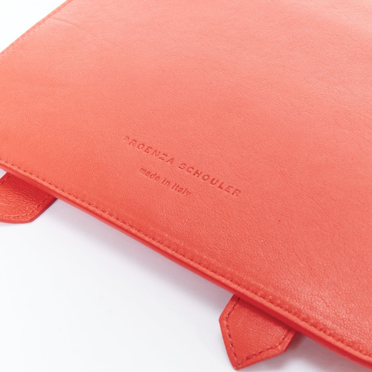Proenza Schouler PROENZA SCHOULER PS1 coral red zip envelop portfolio clutch pouch Size ONE SIZE - 7 Thumbnail