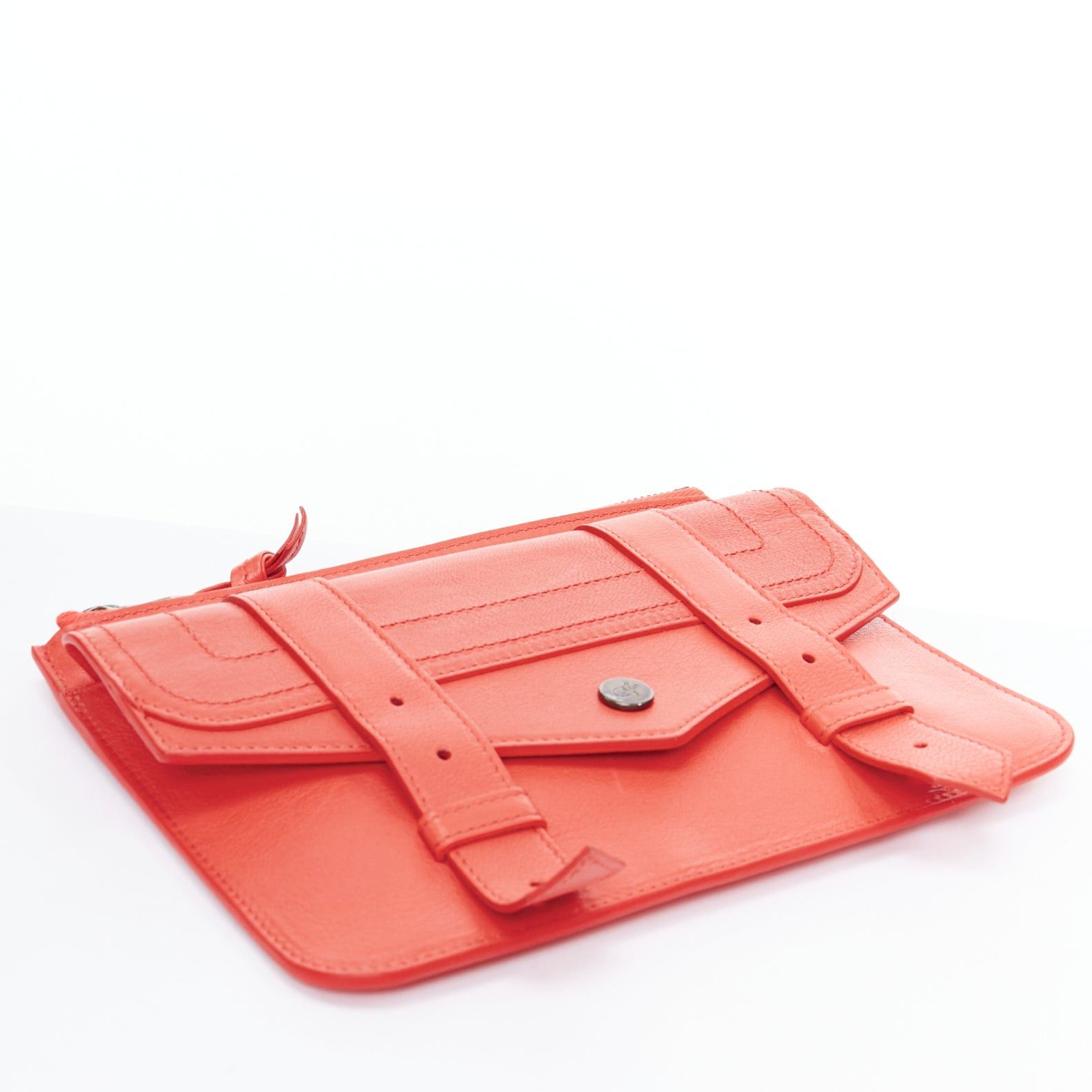Proenza Schouler PROENZA SCHOULER PS1 coral red zip envelop portfolio clutch pouch Size ONE SIZE - 5 Thumbnail