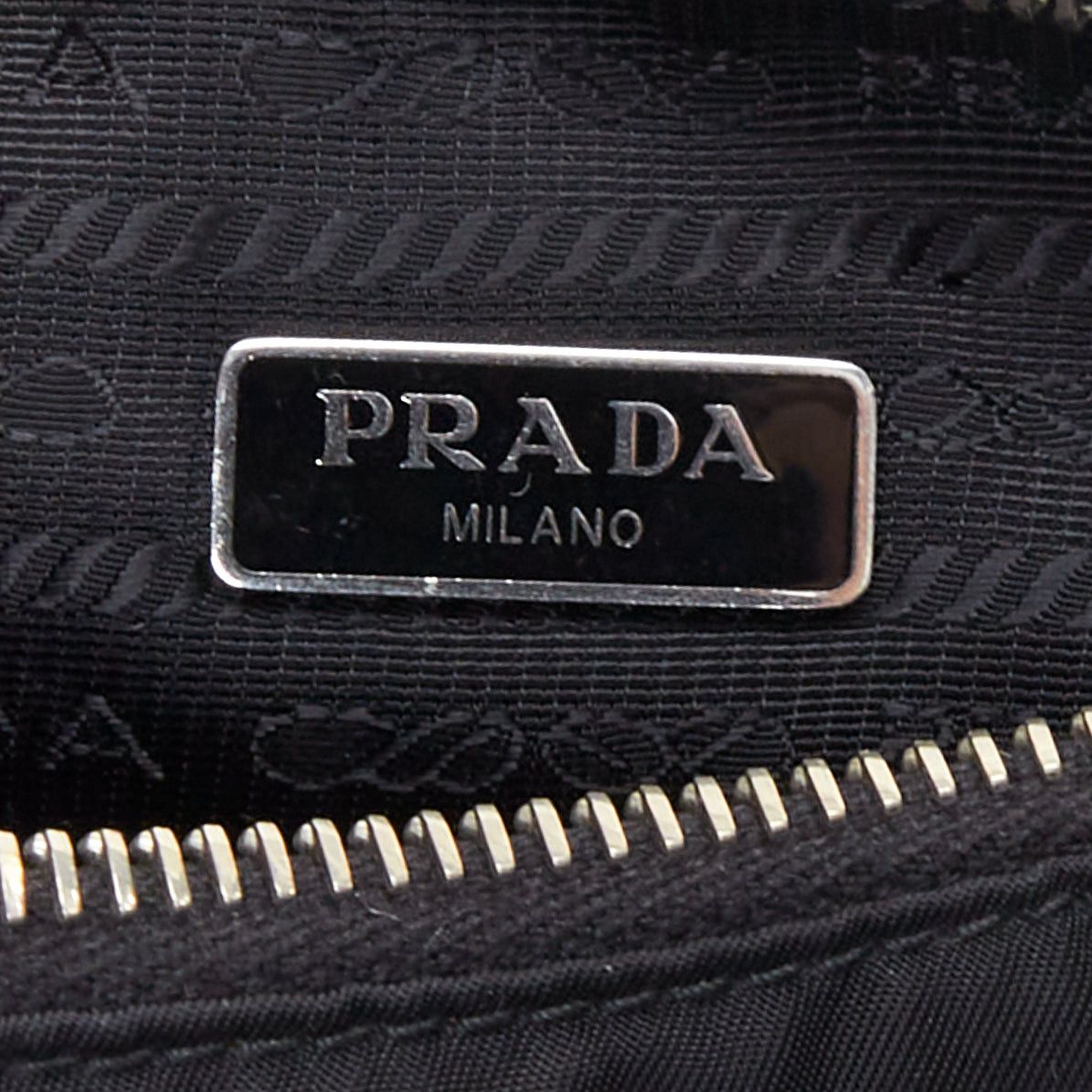 Prada PRADA Re-Edition 30 Re-Nylon 3 in 1 black nylon logo crossbody hobo bag Size ONE SIZE - 10 Thumbnail