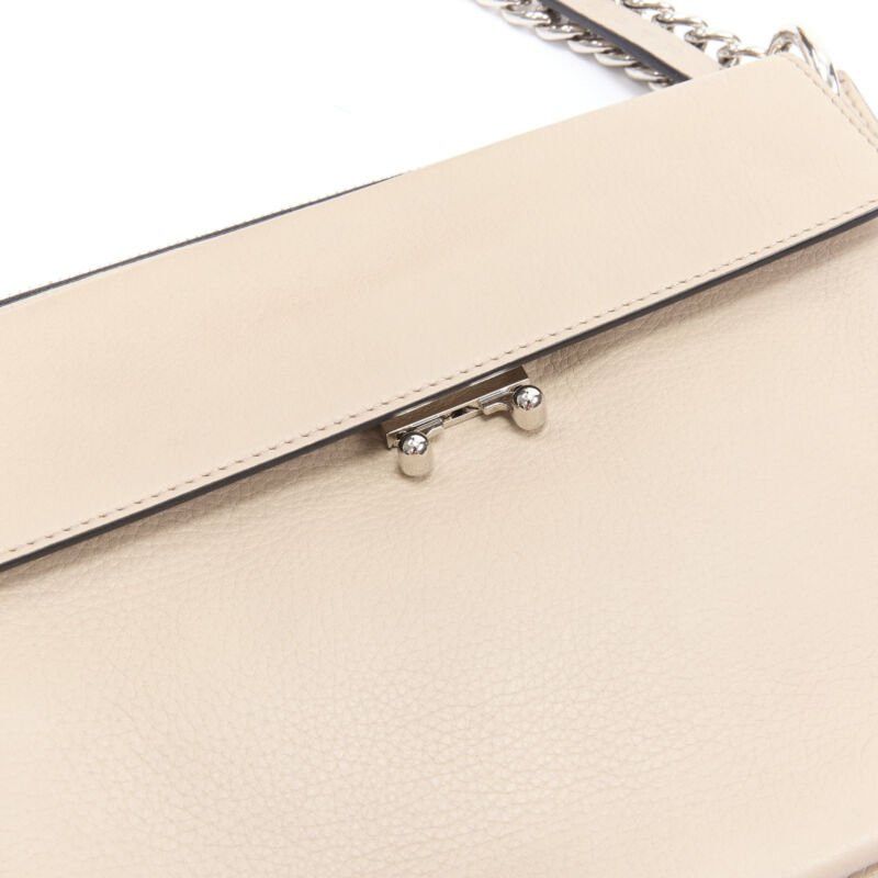 Marni MARNI stone grey silver lock dual zip pouch chain sport strap crossbody bag Size ONE SIZE - 7 Thumbnail