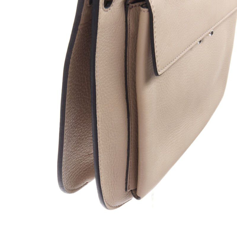 Marni MARNI stone grey silver lock dual zip pouch chain sport strap crossbody bag Size ONE SIZE - 10 Thumbnail